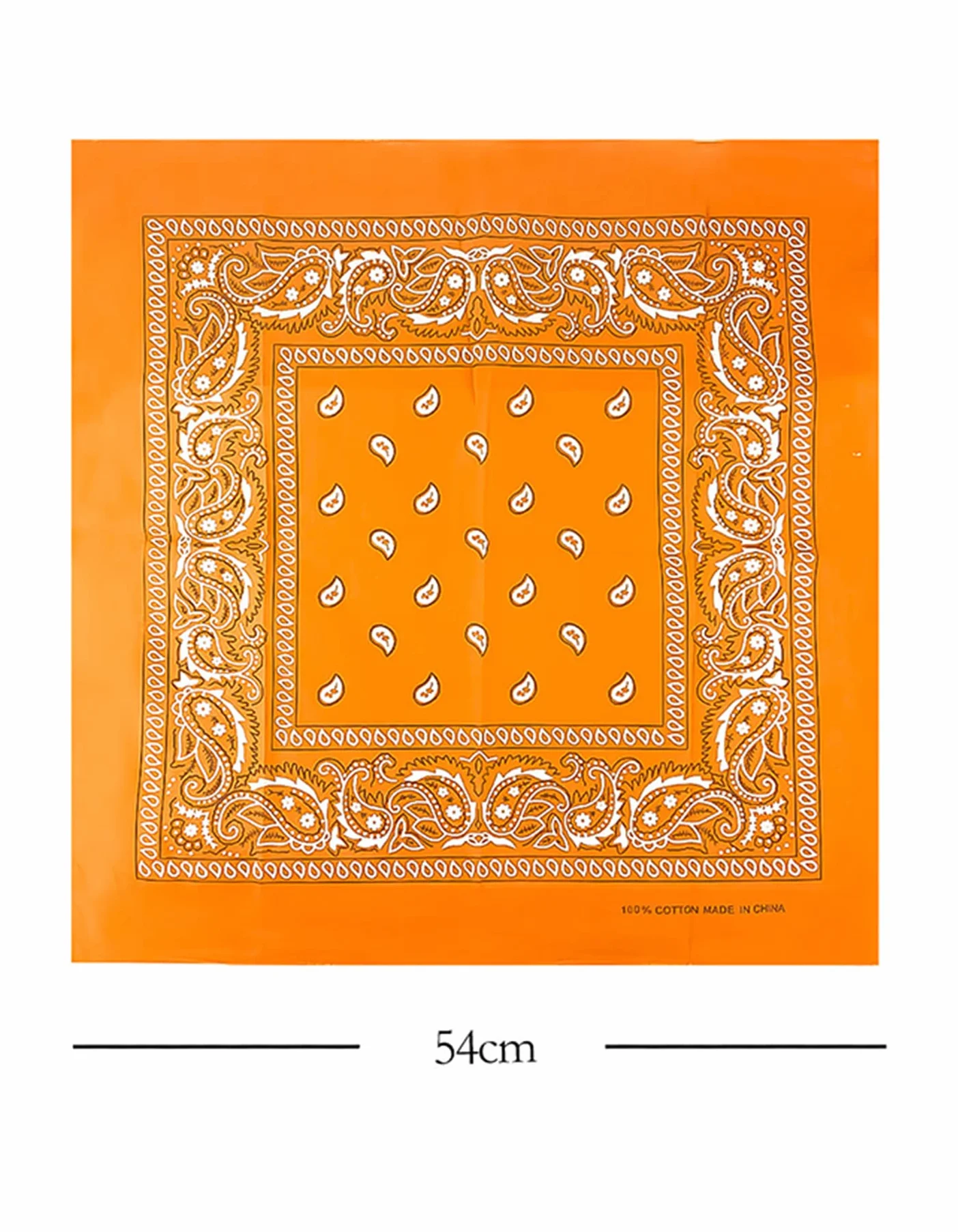 JOPHY & CO. Bandana 100% algodón estampado cachemira pañuelo bufanda pelo cuello cabeza