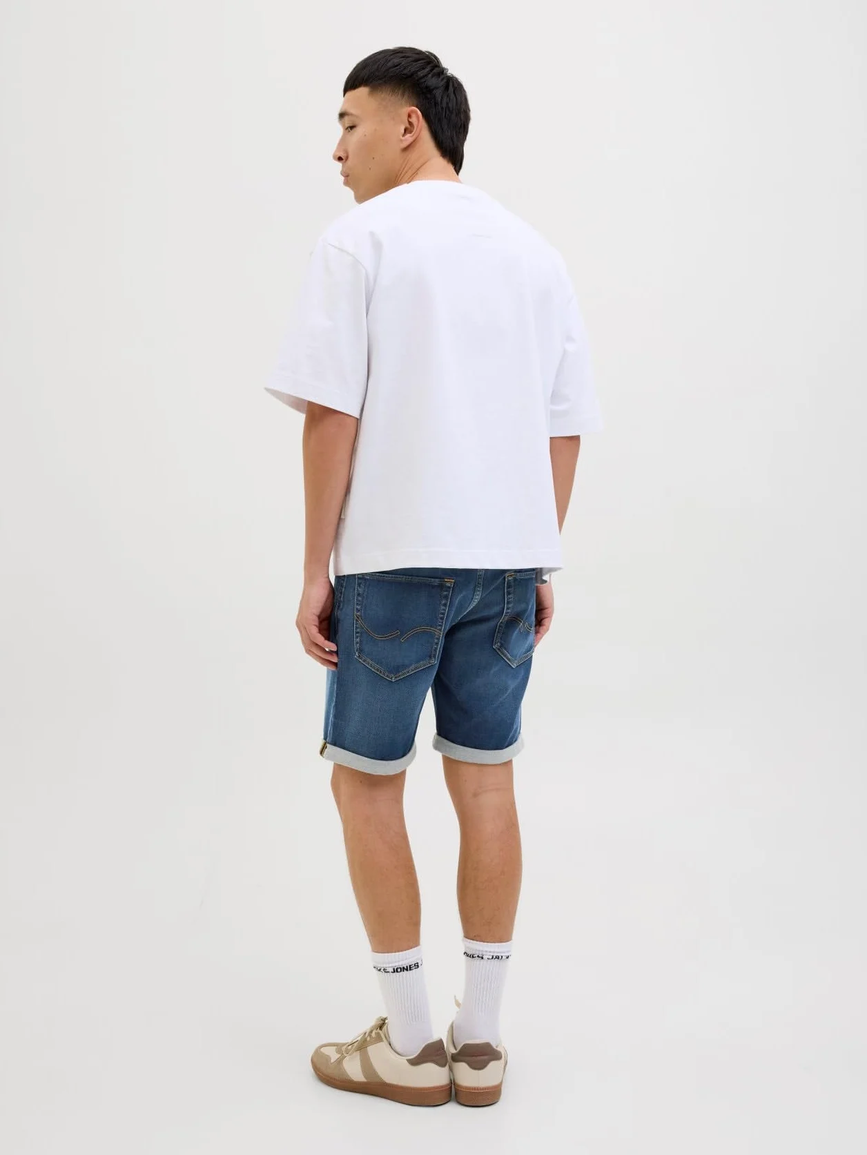 JACK & JONES Pantalones Cortos de Mezclilla Bermuda Regular Fit