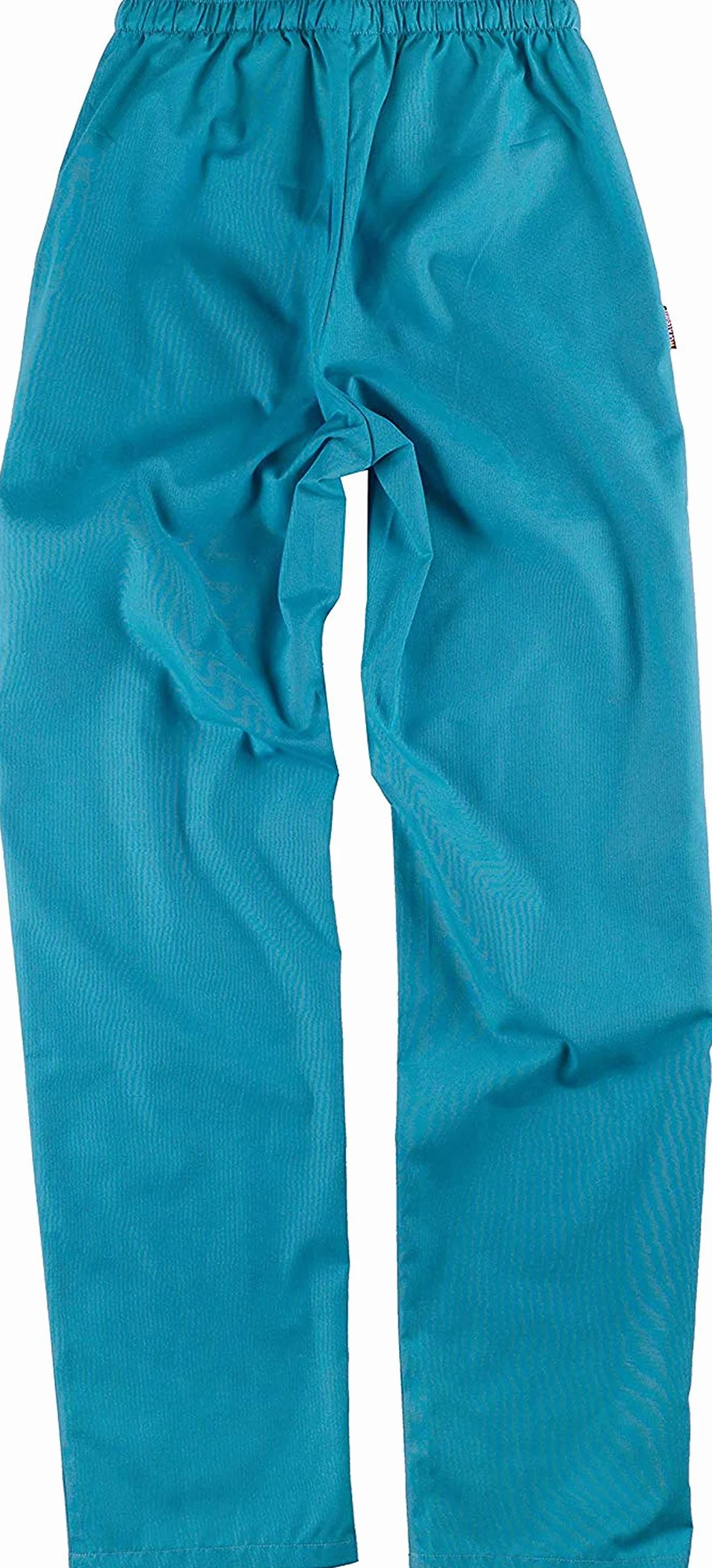 WORKTEAM Conjunto Sanitario Casaca y Pantalón Multibolsillos Cuello Pico Cintura Ajustable