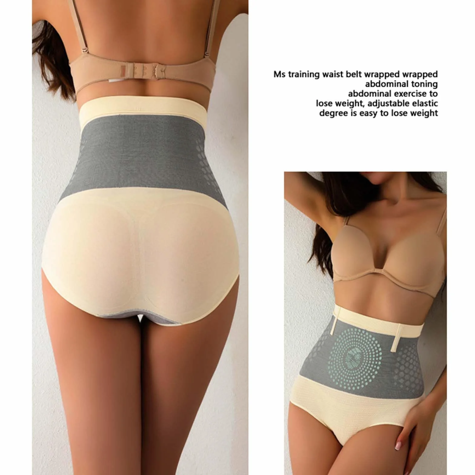 Pantalones Cortos Termogénicos 4-En-1 Moldeadores de Cintura Alta para Mujeres