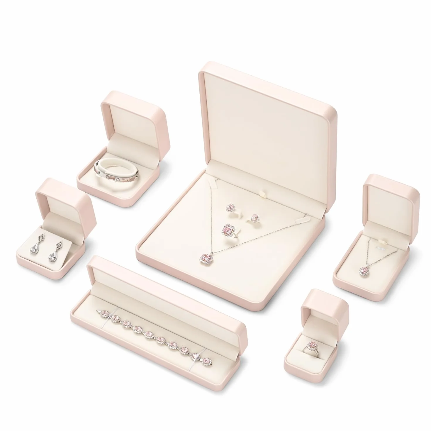 Caja para anillos de regalo San Valentín Rosa