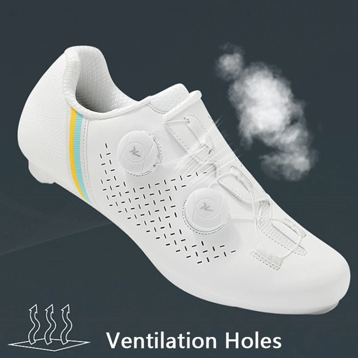 Zapatilla de Ciclismo MTB Hombre Mujer Zapatos Bicicleta Carretera Montaña Exterior Suela Goma Antideslizante Unisex 37-47 EU