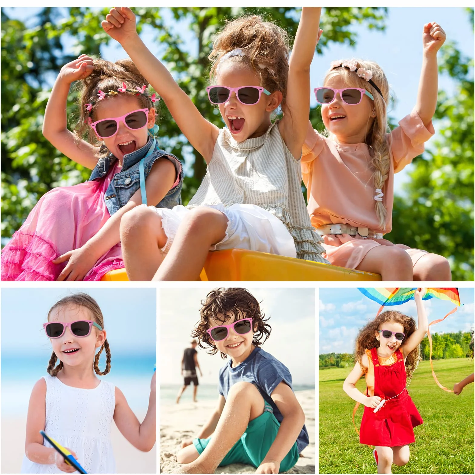 HIFOT Gafas de Sol Polarizadas para Bebé Niño y Niña UV400 Protección 3-12 Años