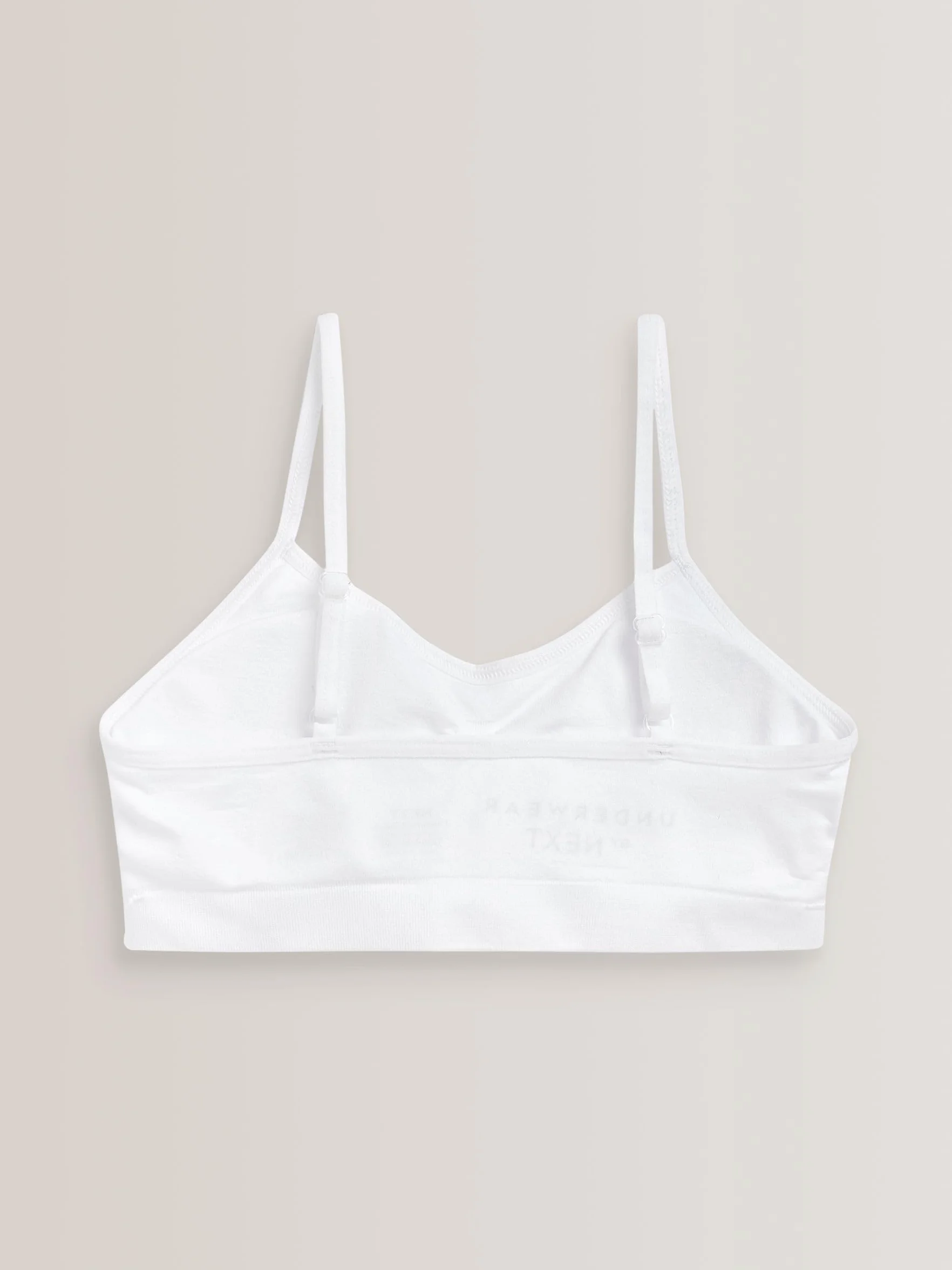NEXT Niñas Pack 2 Tops Cortos Tirantes sin Costuras Copas Relleno Ligero extraíbles