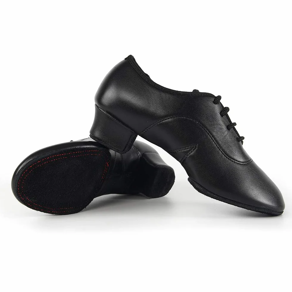 Zapatos Baile Latino Hombre Cuero Lace up Tango Latin Jazz Danza Negro 40 EU