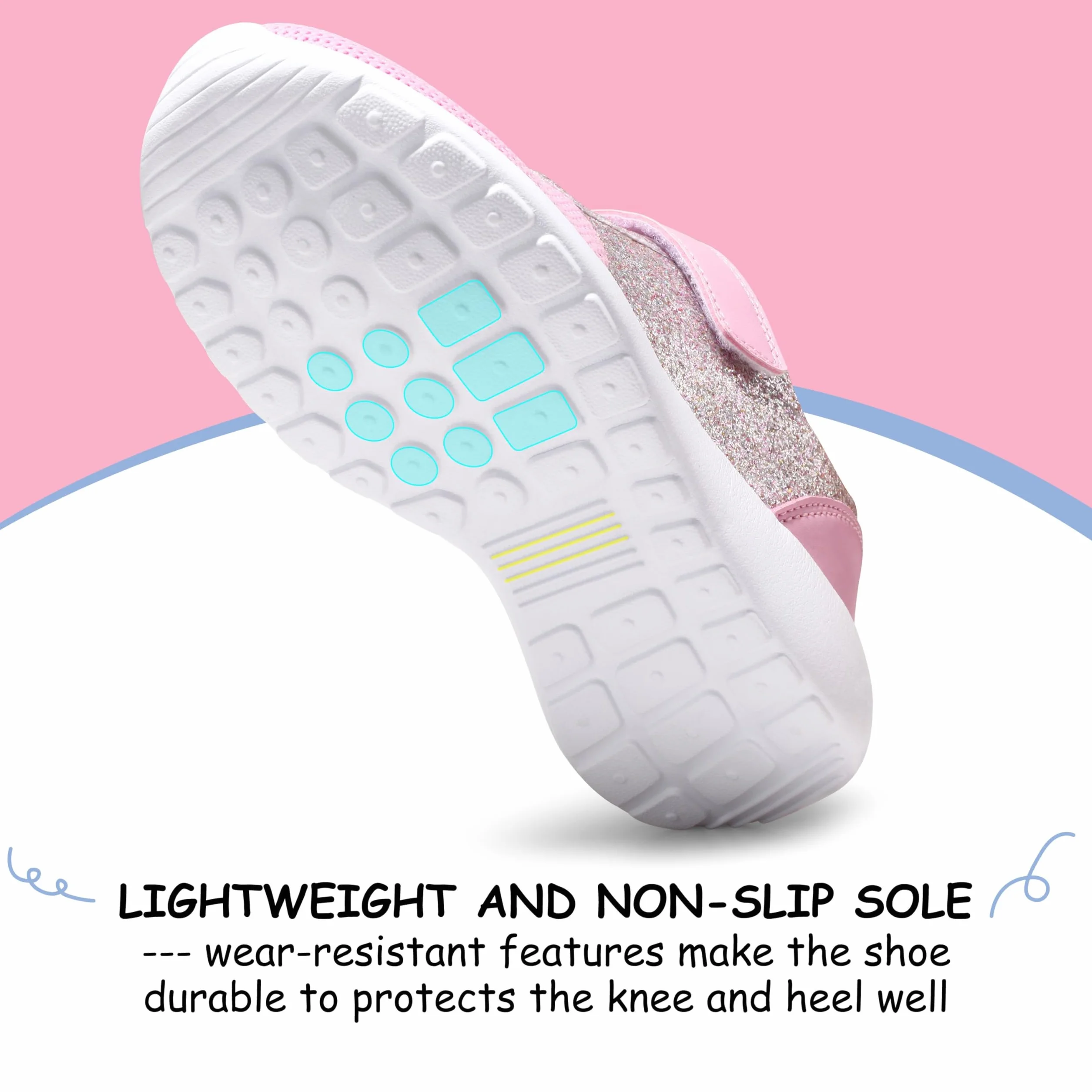 Harvest Land Zapatillas Niñas Deporte Transpirables Corre Ligero Antideslizante Tenis