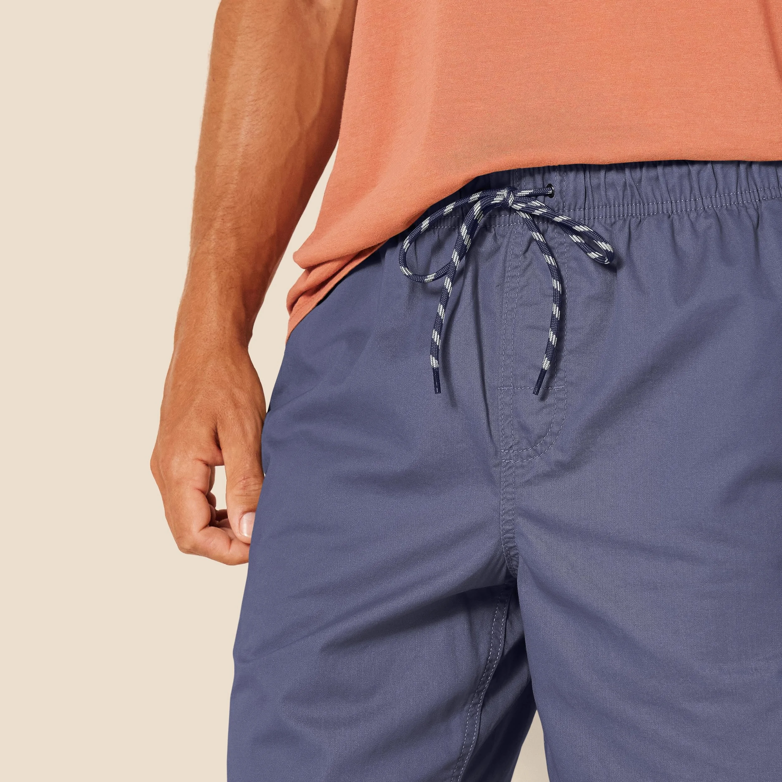 Amazon Essentials Pantalones Cortos de Senderismo Hombre Corte Holgado Cordón Entrepierna 20cm Tallas Grandes