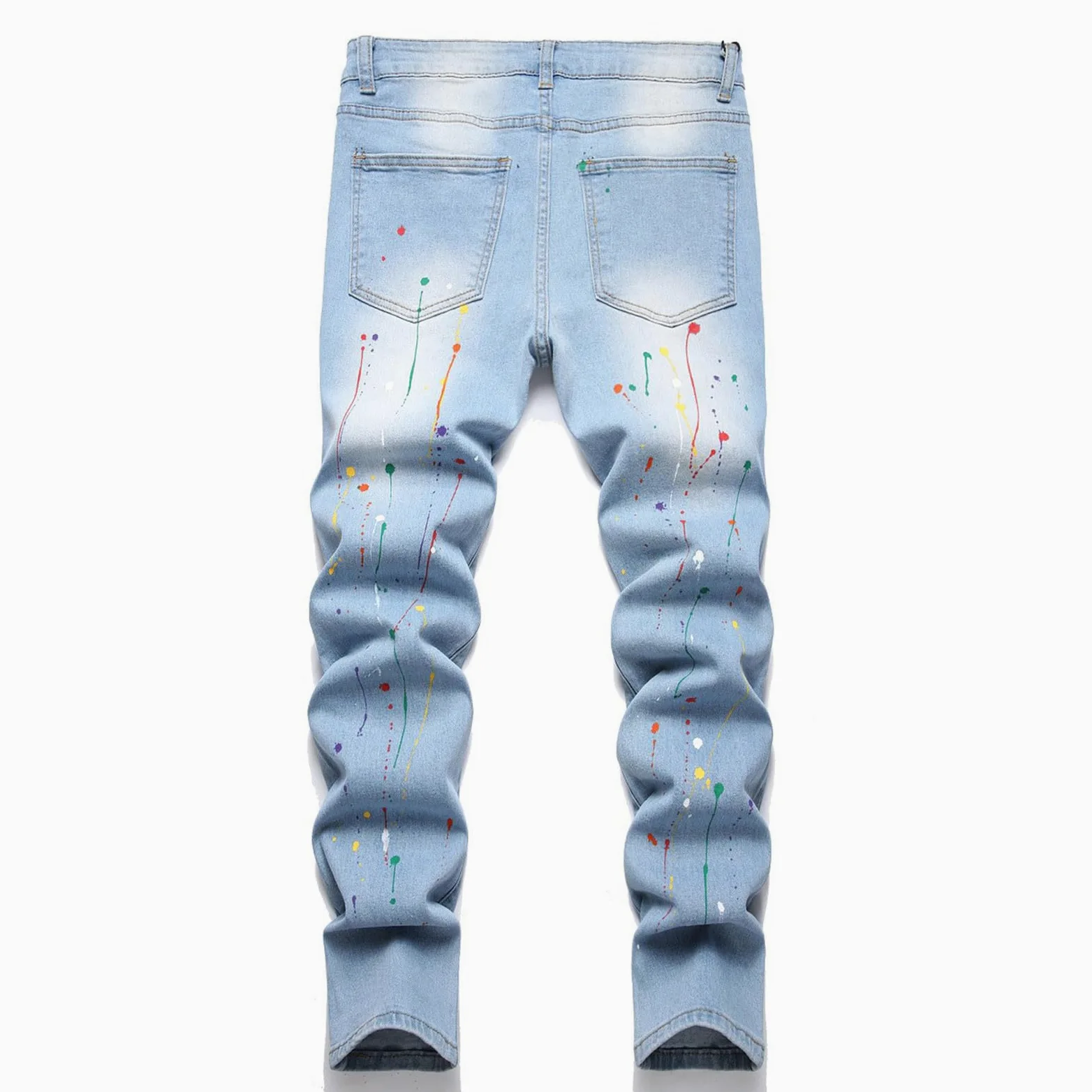 Vaqueros Deportivos Niño, Pantalones Vaqueros de Moda Urbana para Niño Confortables y Elásticos Temporada Primavera Otoño