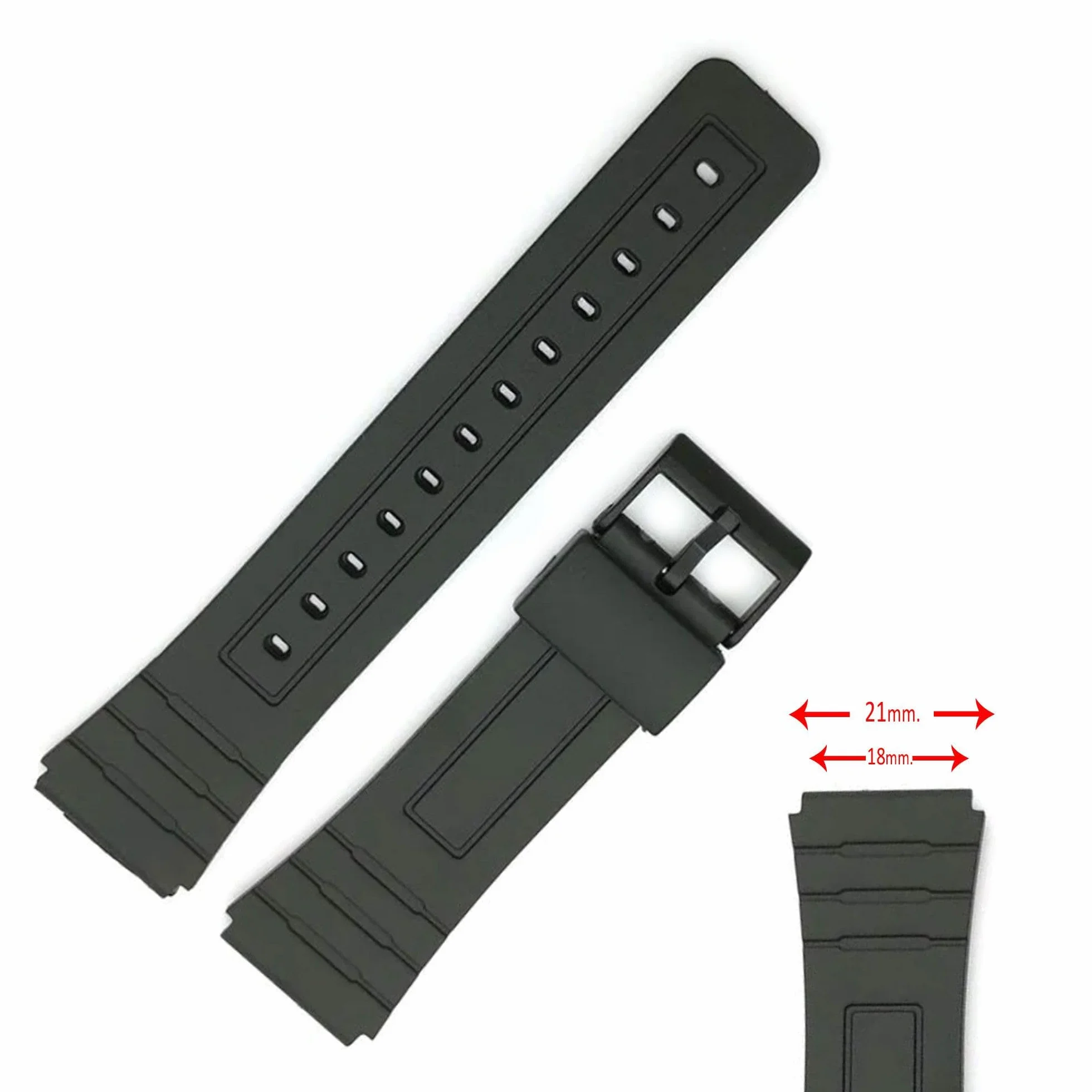 Pasek do zegarka Casio F-91W F-105 F-106W 18mm