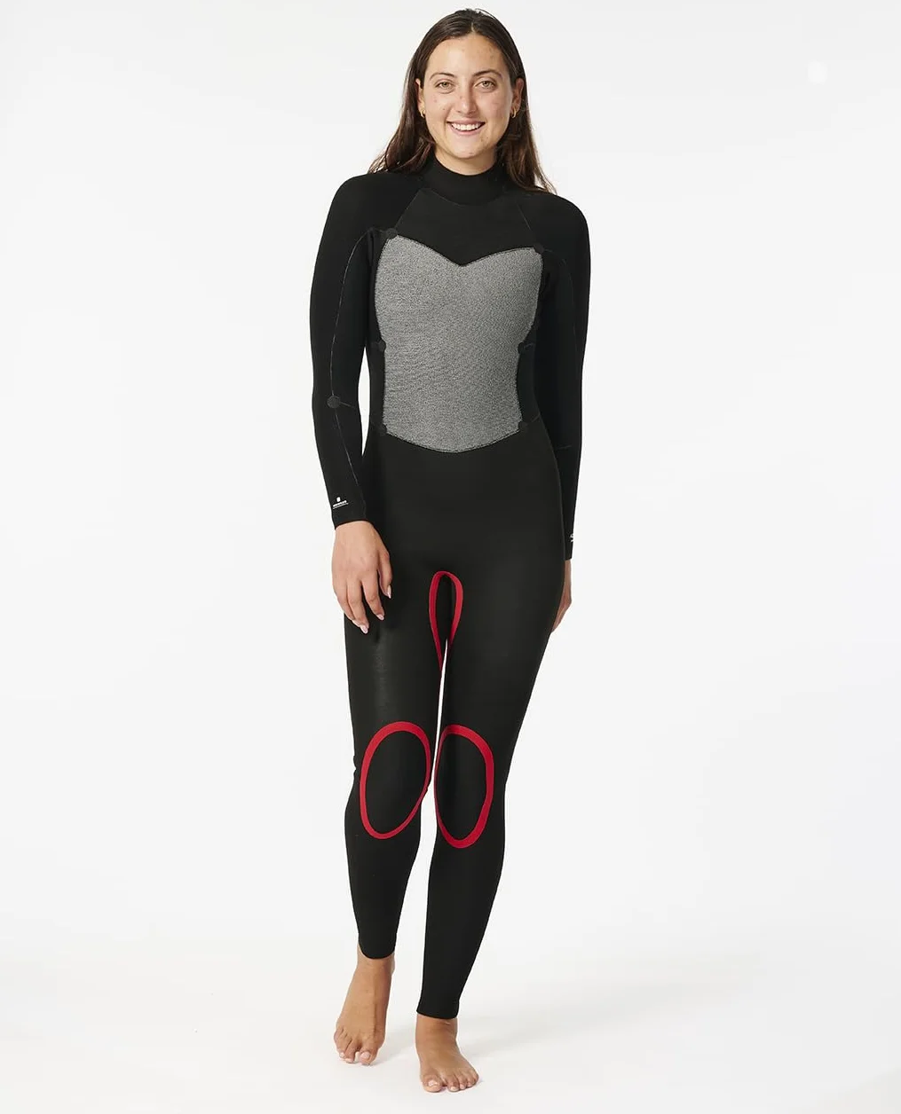 Rip Curl Traje Omega Mujer 3/2 mm Zip Back Neopreno Costuras reforzadas 15-18 °C
