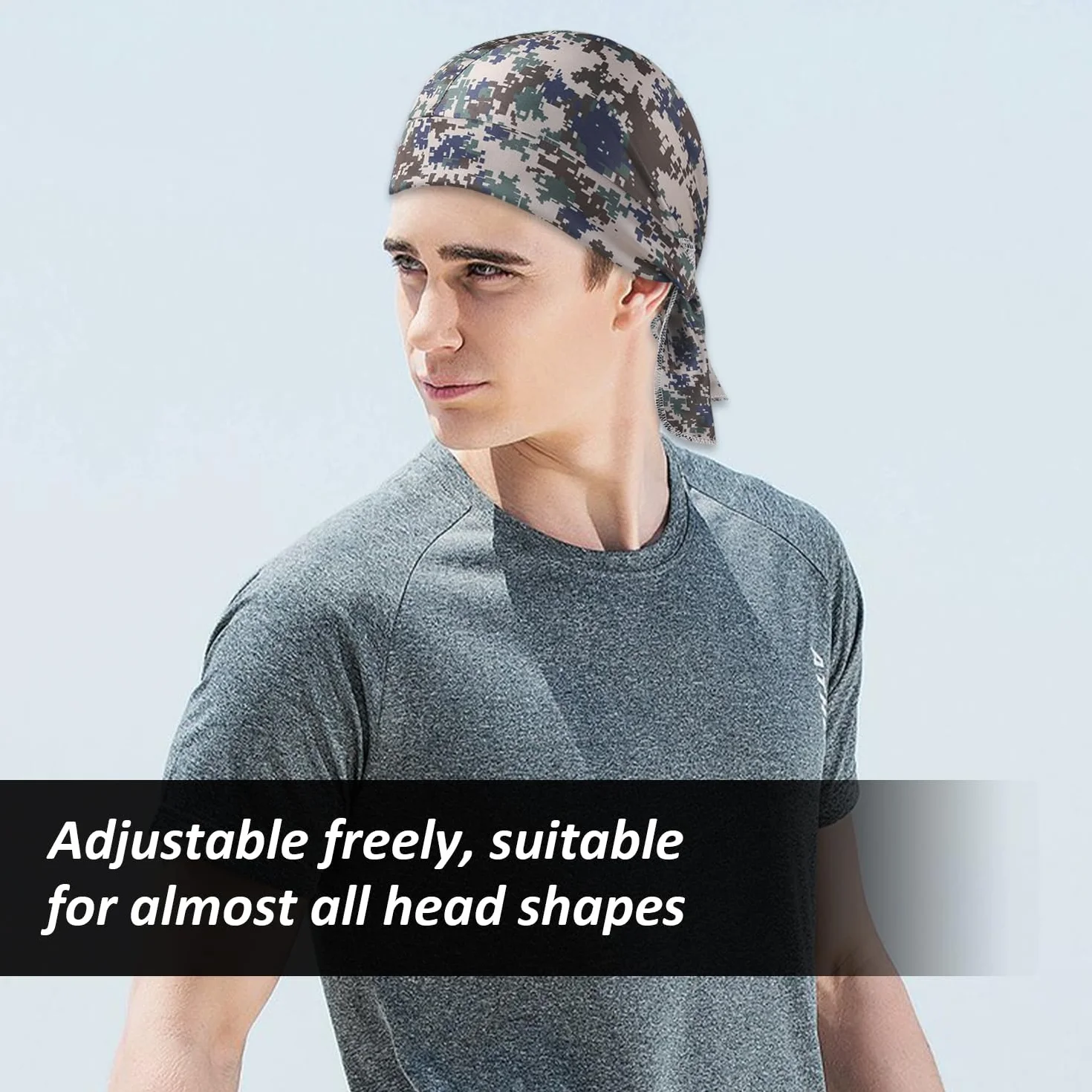 6 Pañuelos De Camuflaje, Pañuelos De Ciclismo De Secado Rápido, Sombreros Transpirables, Pañuelos De Protección Solar, Adecuados para Actividades Al Aire Libre Y Deportivas.