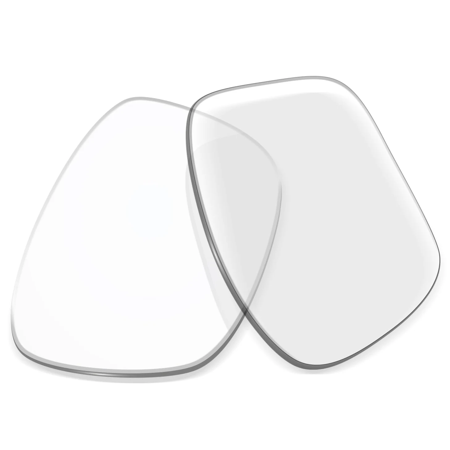 Lentes de repuesto de 1,5 mm compatibles con gafas de sol Oakley Double Edge OO9380 de 66 mm, antiarañazos