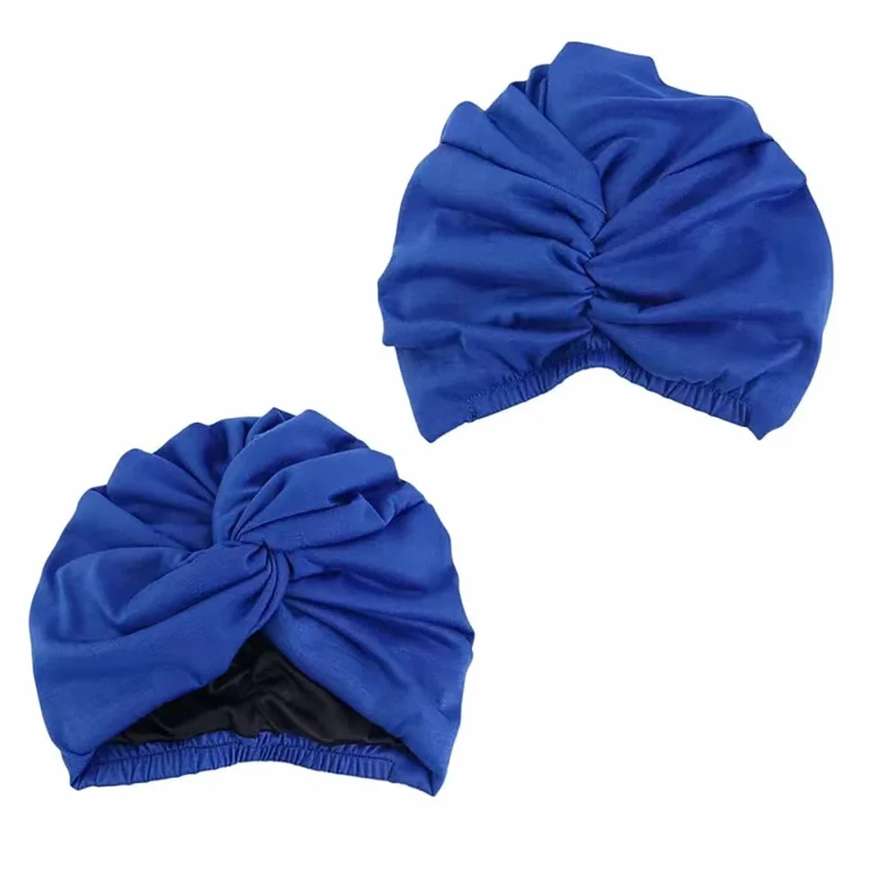 Pluto & Fox Gorra Beanie Turbante para Mujer con Cinta De Goma Quimioterapia Cáncer Pérdida de Pelo