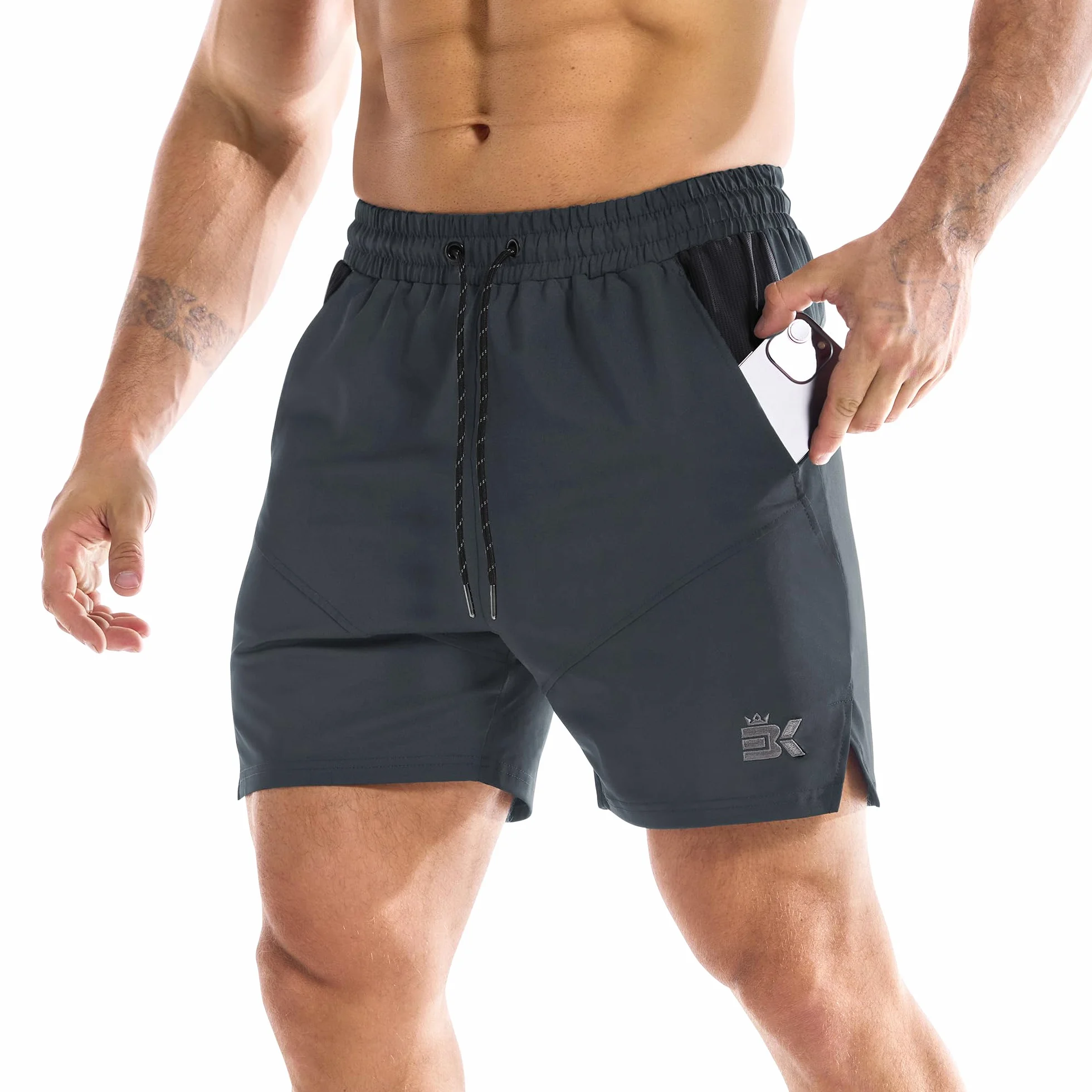 ZENWILL DryFlow Pantalones Cortos Deporte Hombre 2 Pack Secado Rápido