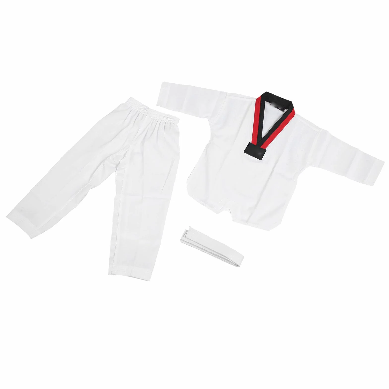 Uniforme de Taekwondo para Niños, Poliéster Algodón, Entrenamiento
