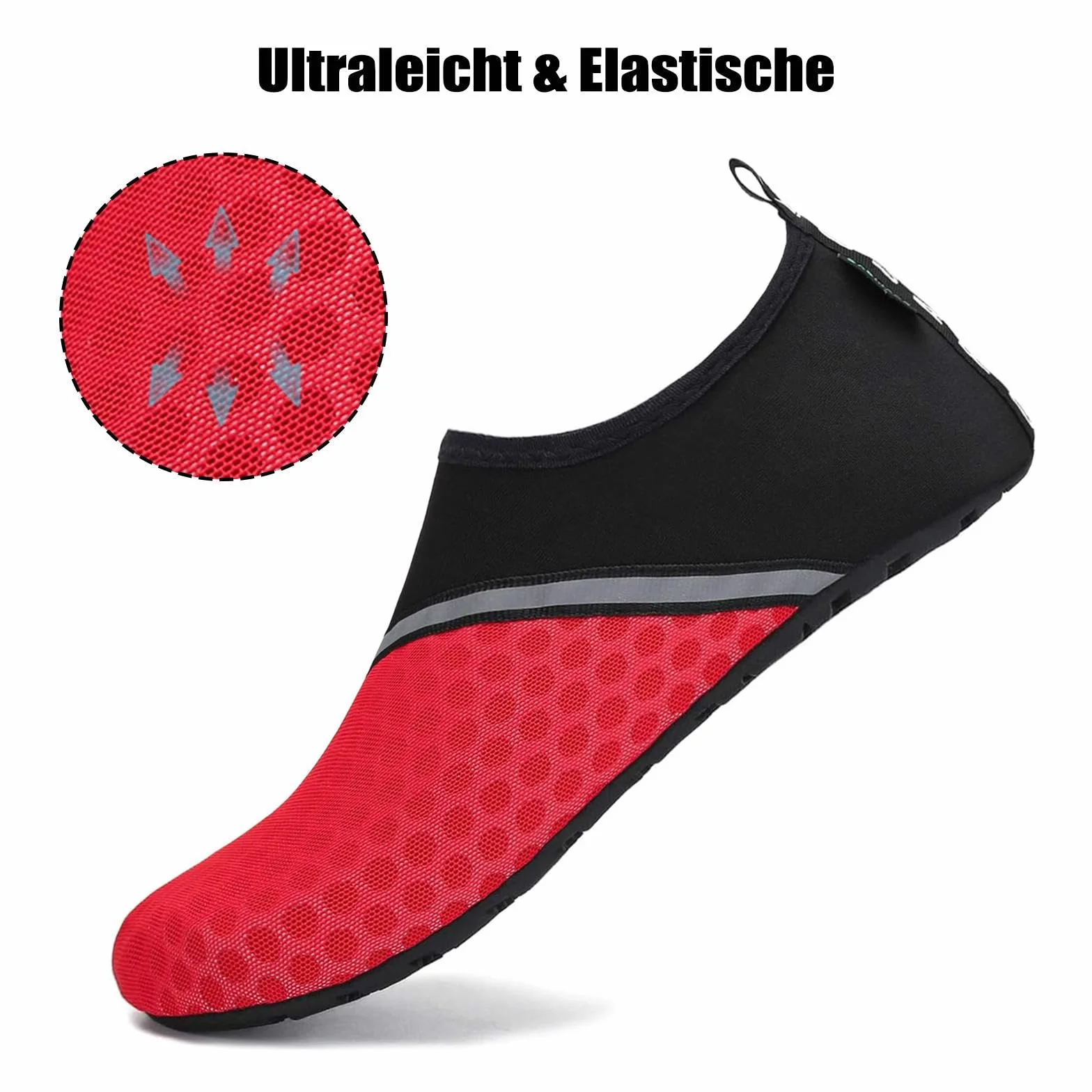 SAGUARO Escarpines Hombre Mujer Zapatillas de Agua Secado Rápido Antideslizantes Calzado Natación Surf Piscina Gr.36-47 EU
