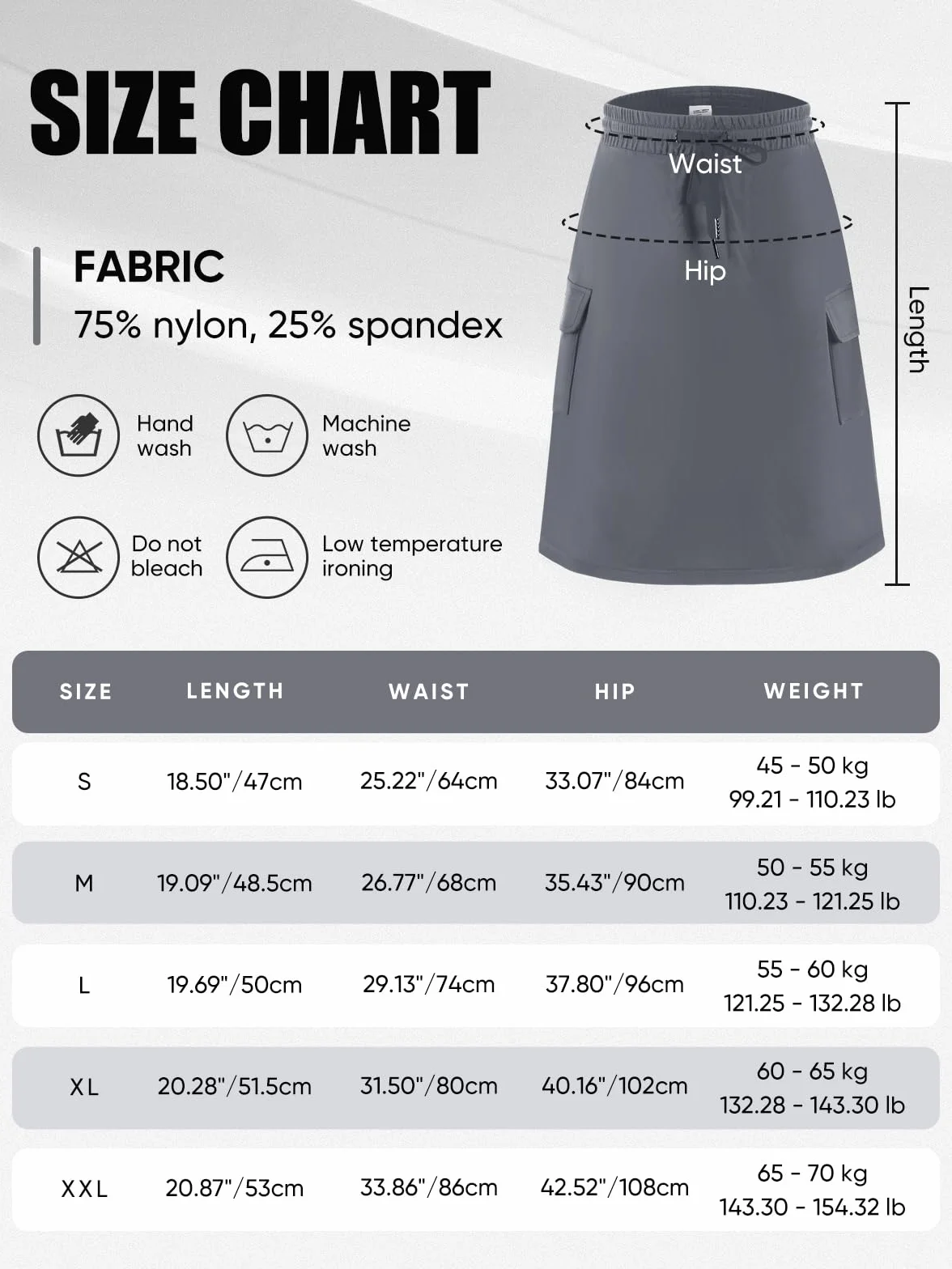 Bezioner Falda Pantalon Mujer hasta la Rodilla Golf Skort Deportiva con Bolsillos