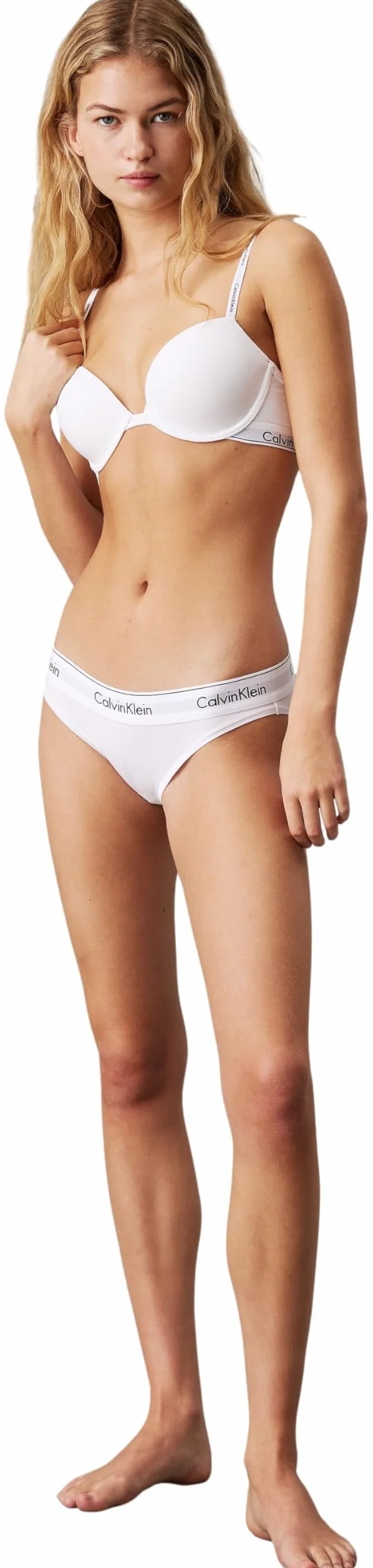 Calvin Klein Sujetador de Media Copa Lightly Lined Elástico
