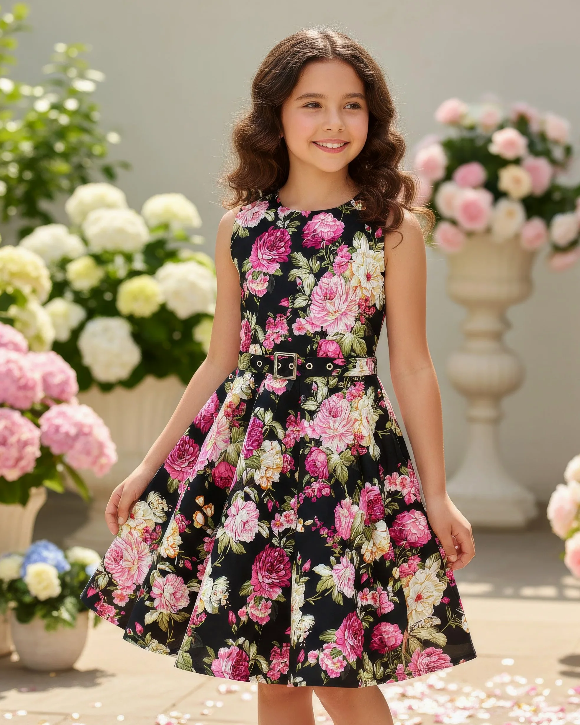 BlackButterfly Niñas 'Audrey' Vestido Vintage Años 50 Divinity