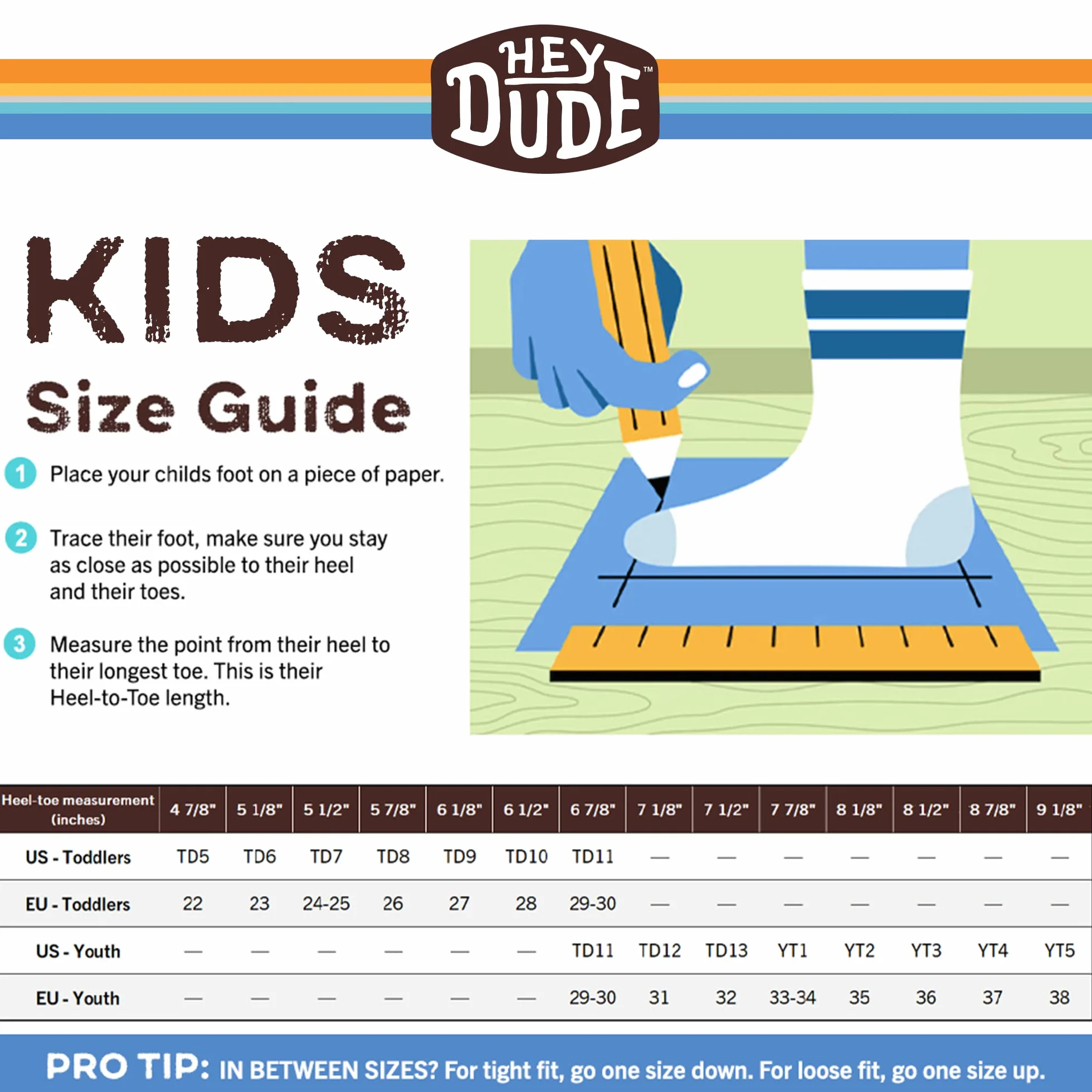 HEYDUDE Wally Youth Moc Toe Shoes Niños