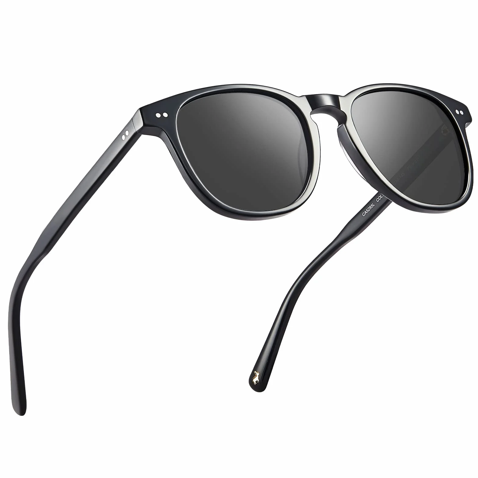 CARFIA Retro Square Gafas de sol Hombre Polarizadas 100% de Protección UV para la Conducción de Viajes