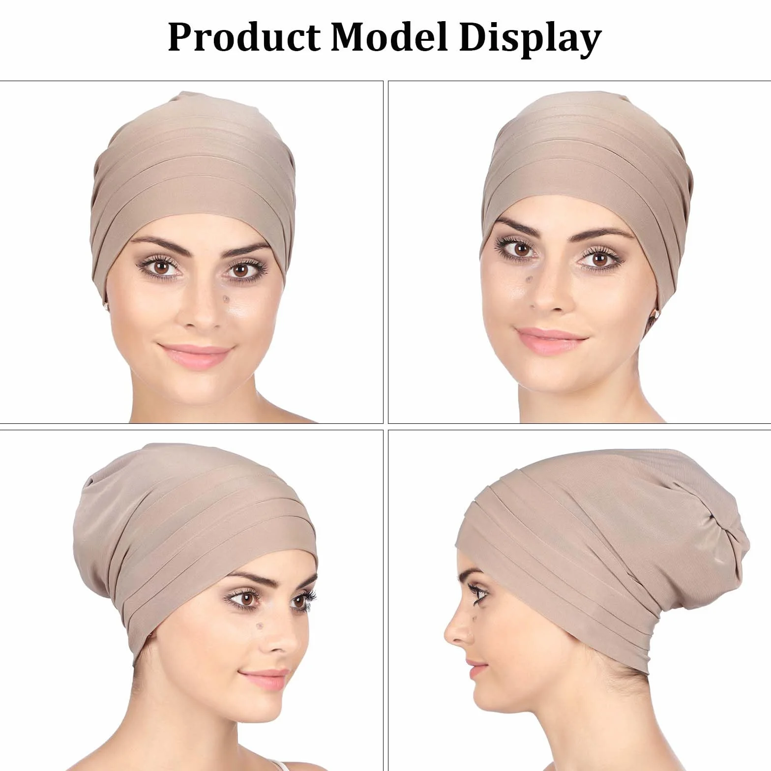 Gorra Quimio Mujer 2 Piezas, Gorro para Quimioterapia Fino y Suave