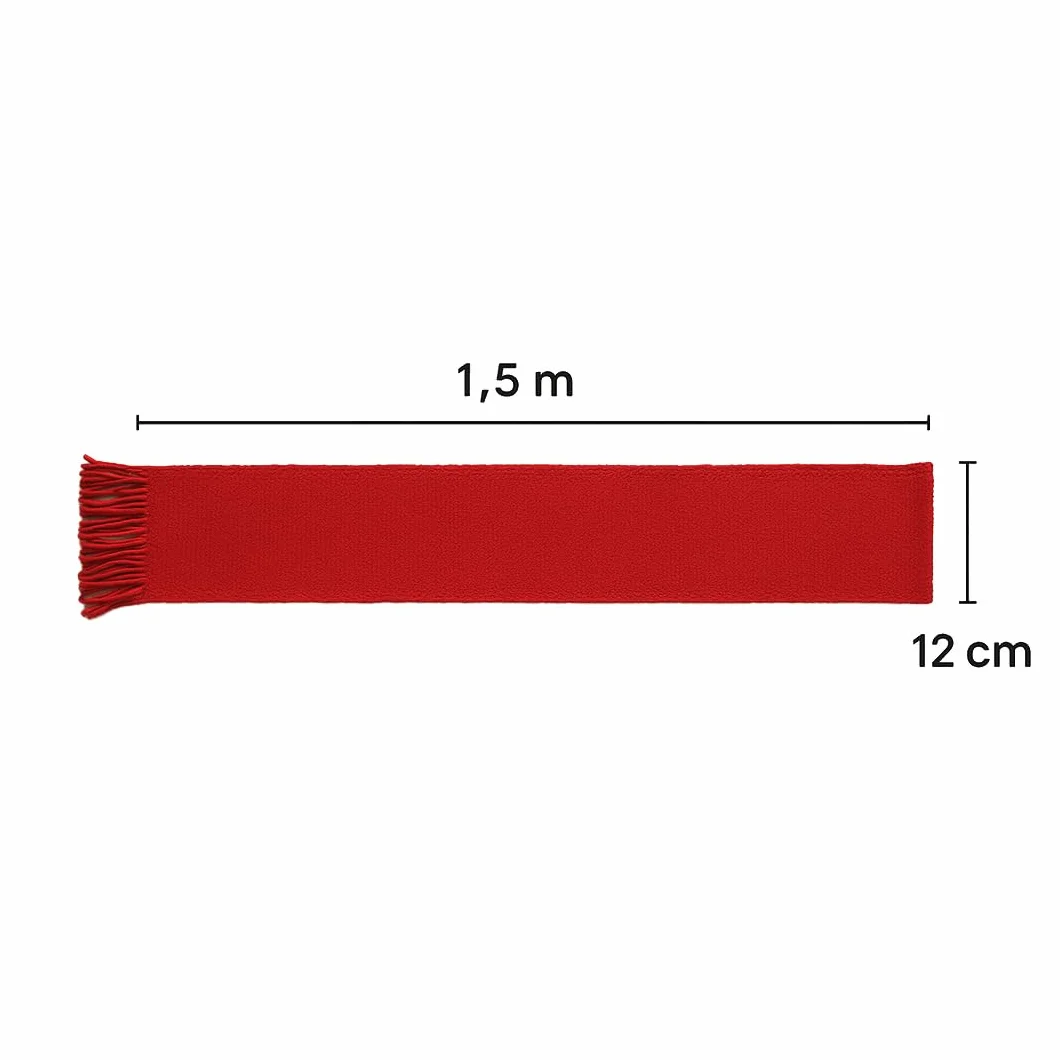 Fajín Niño San Fermín Rojo con Flecos 0-3 Años Algodón y Acrílico 1,5 m Largo 12 cm Ancho Faja Tradicional Española Hecho en España