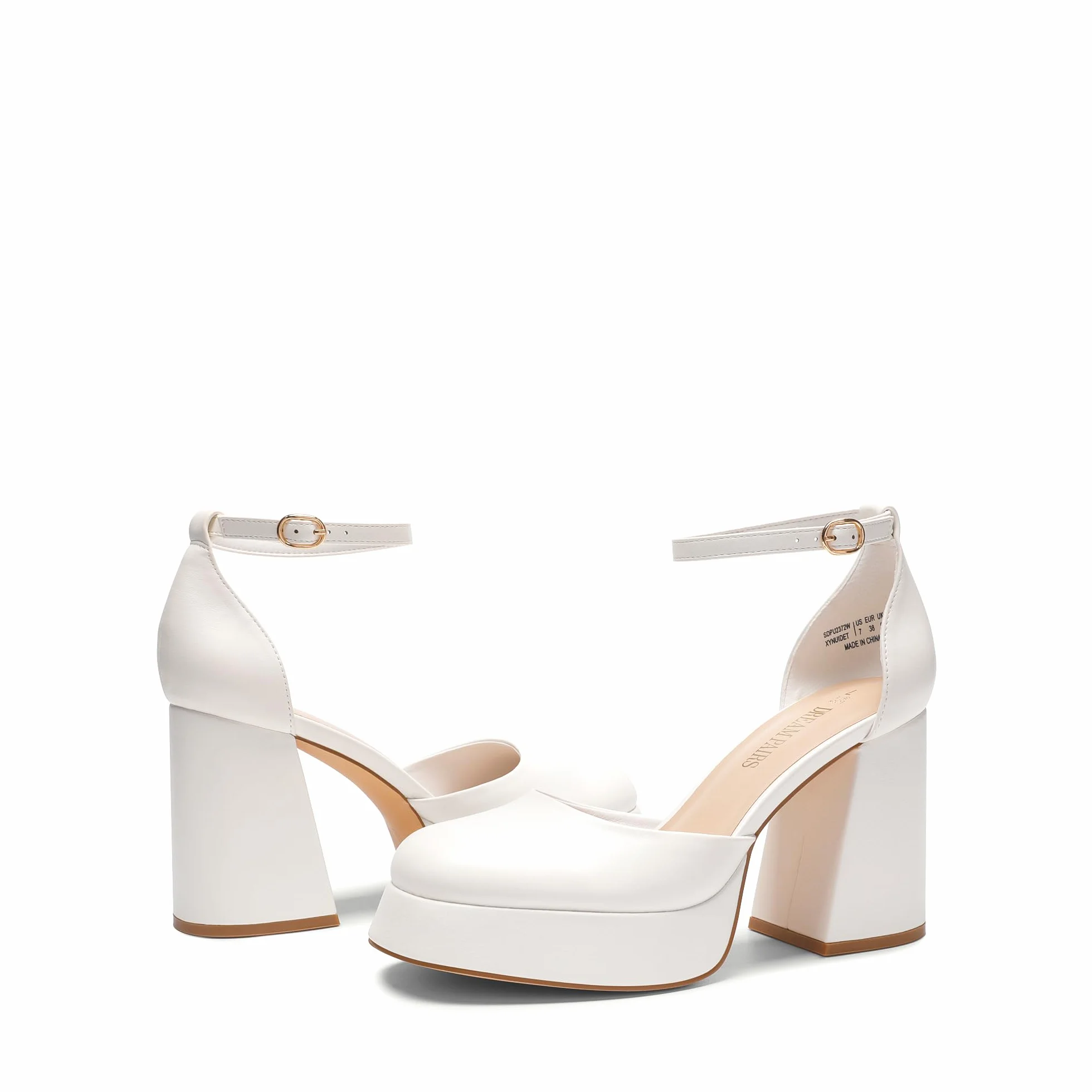 DREAM PAIRS Zapatos de tacón Cerrados Mujer