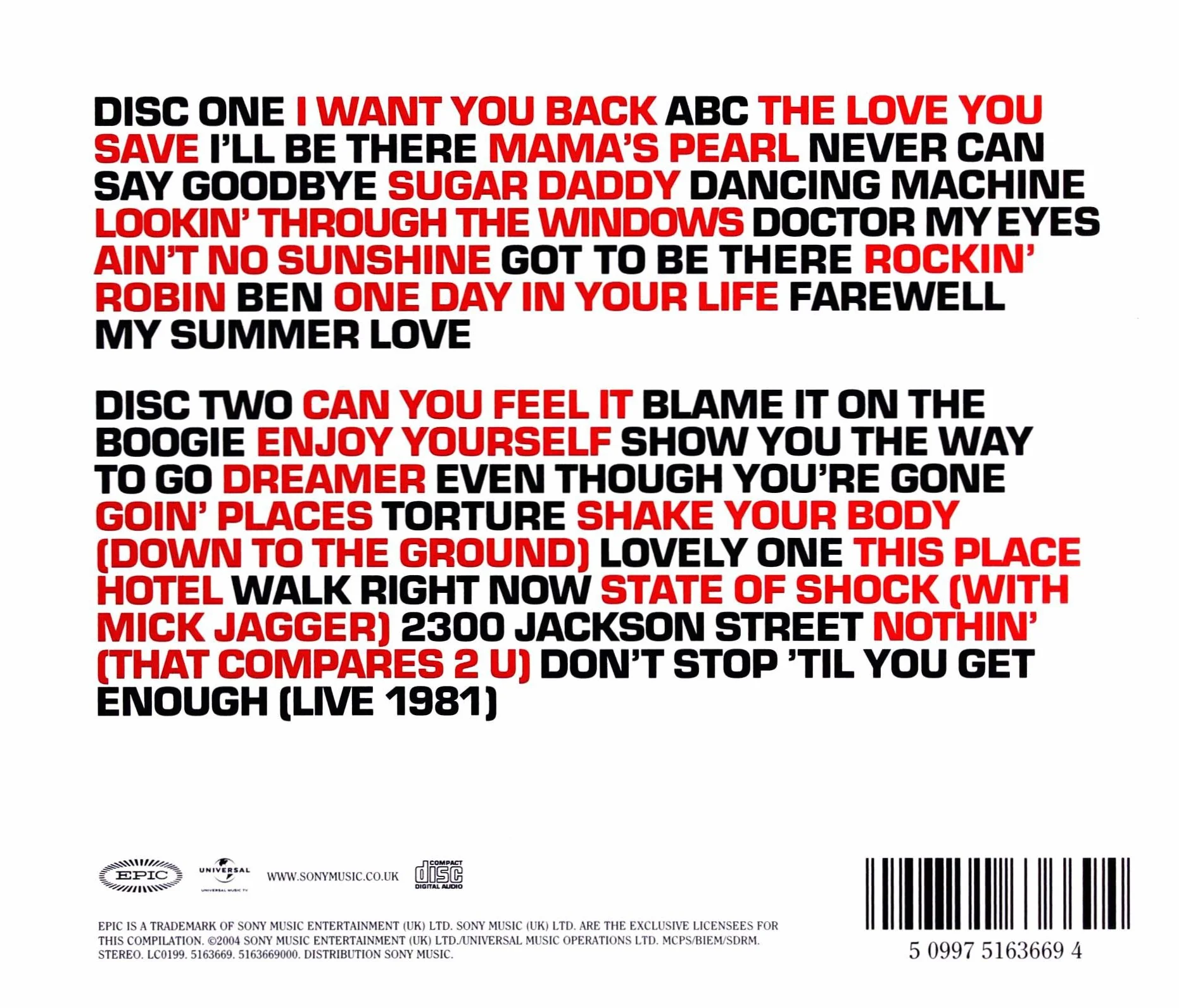The Jacksons And Jackson 5 The Very Best
