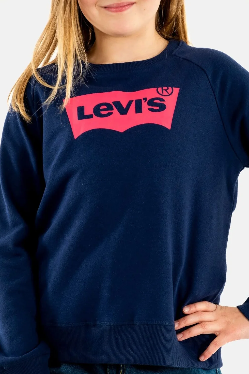 Levi's Sudadera Bebé-Niñas Logo Crew