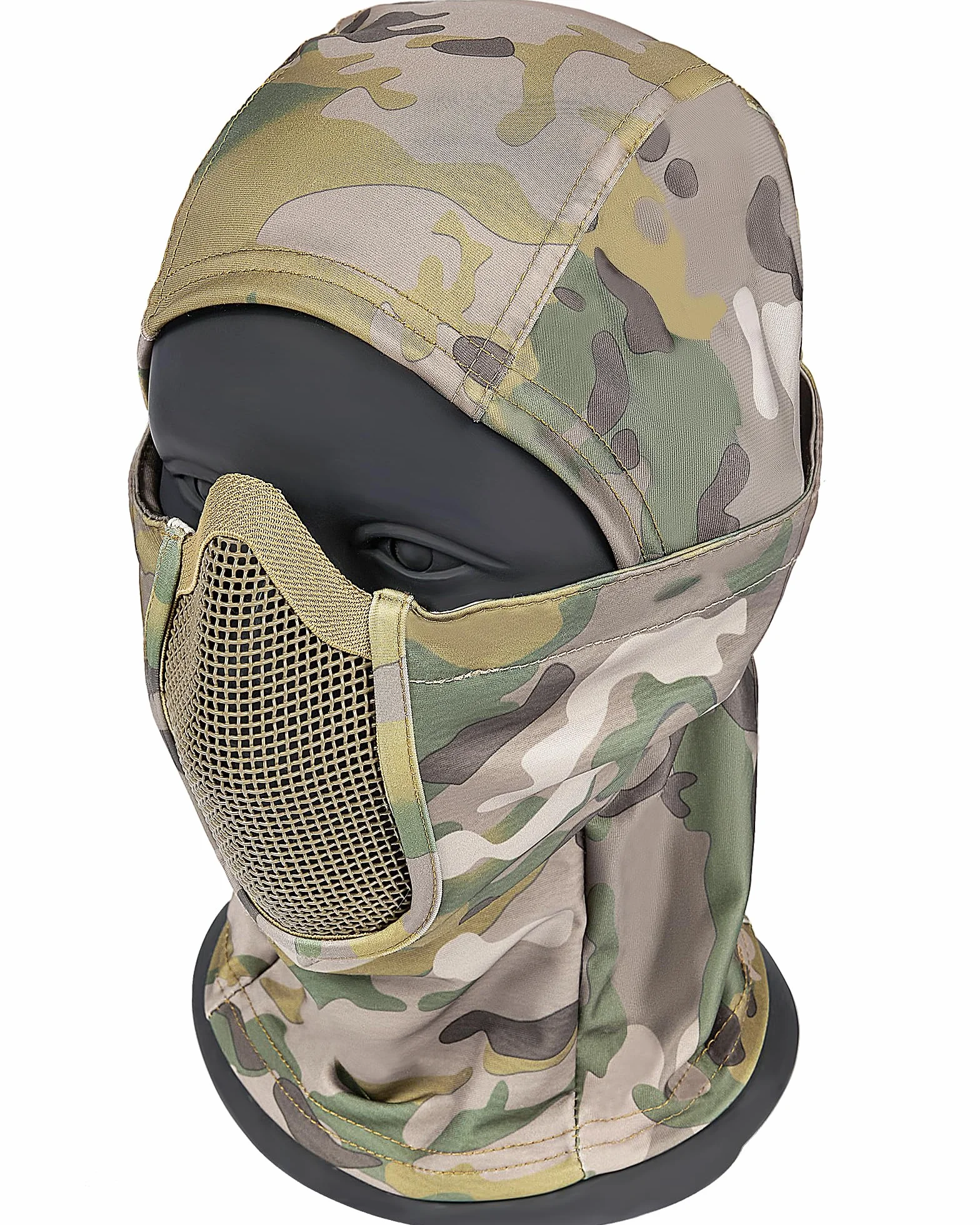 OneTigris Pasamontañas Táctico Malla Ninja Máscara Completa Airsoft