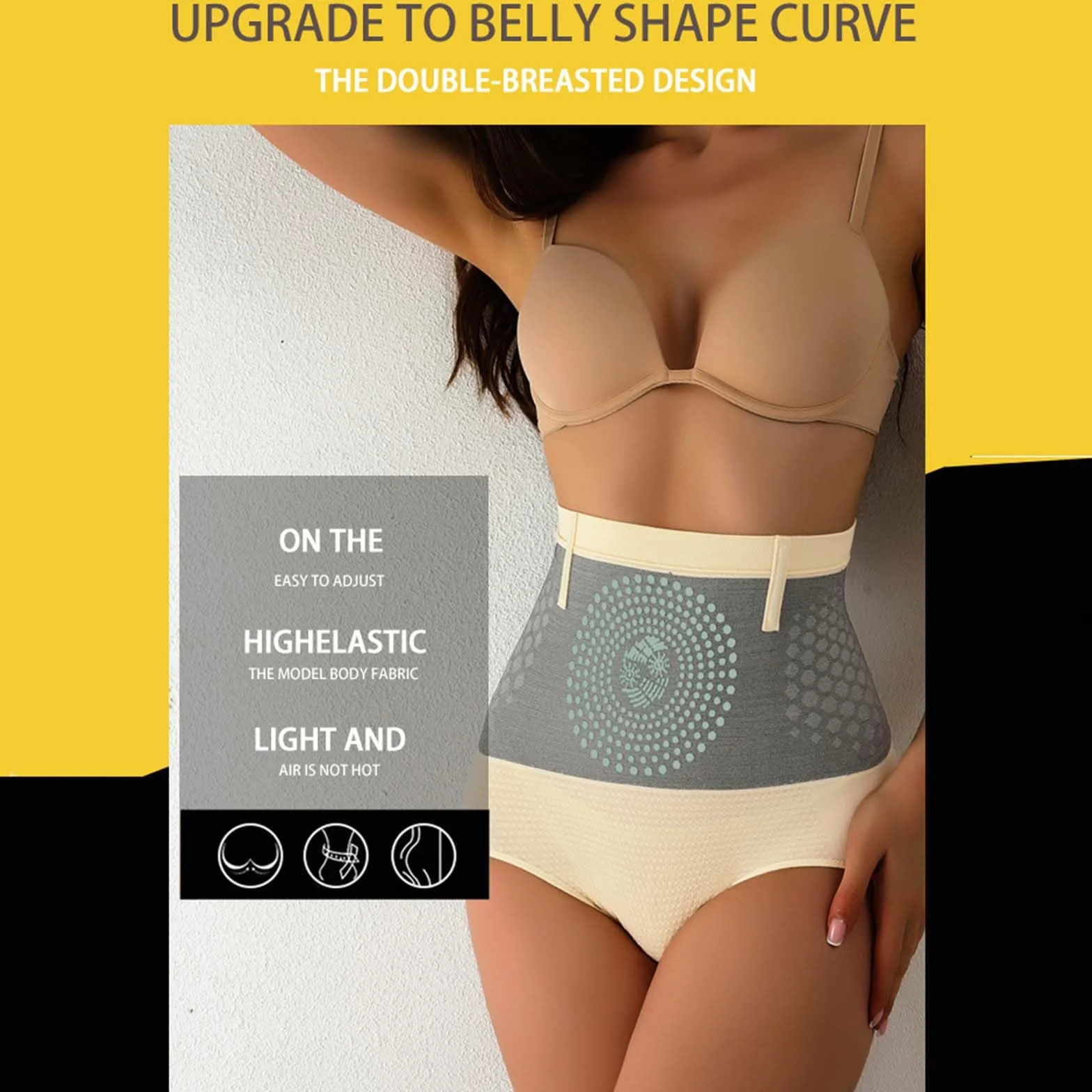 Pantalones Cortos Termogénicos Moldeadores de Cintura Alta para Mujer Yoga