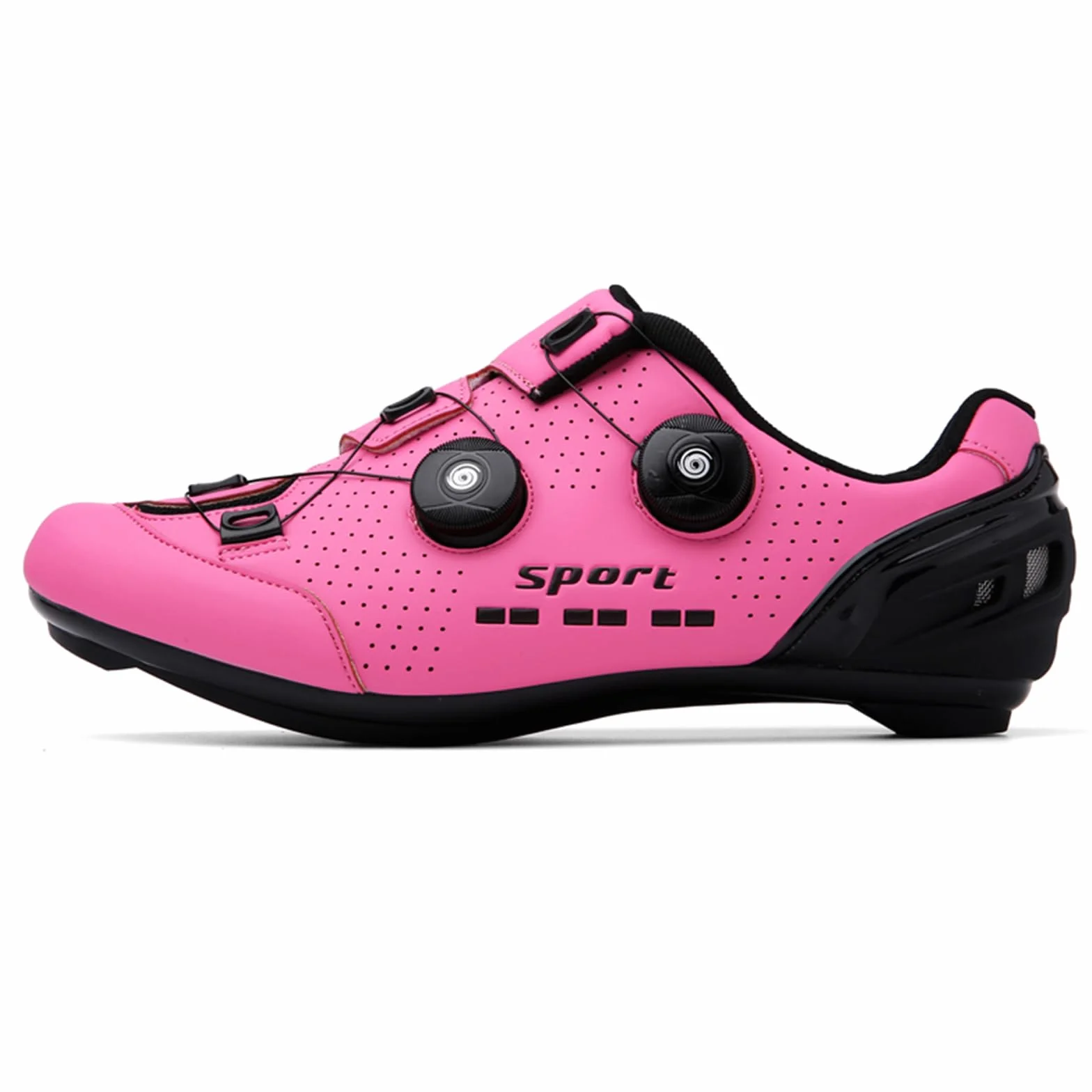 SDEQA Zapatillas de Ciclismo de Montaña Mujer SPD Look Delta Transpirables Antideslizantes