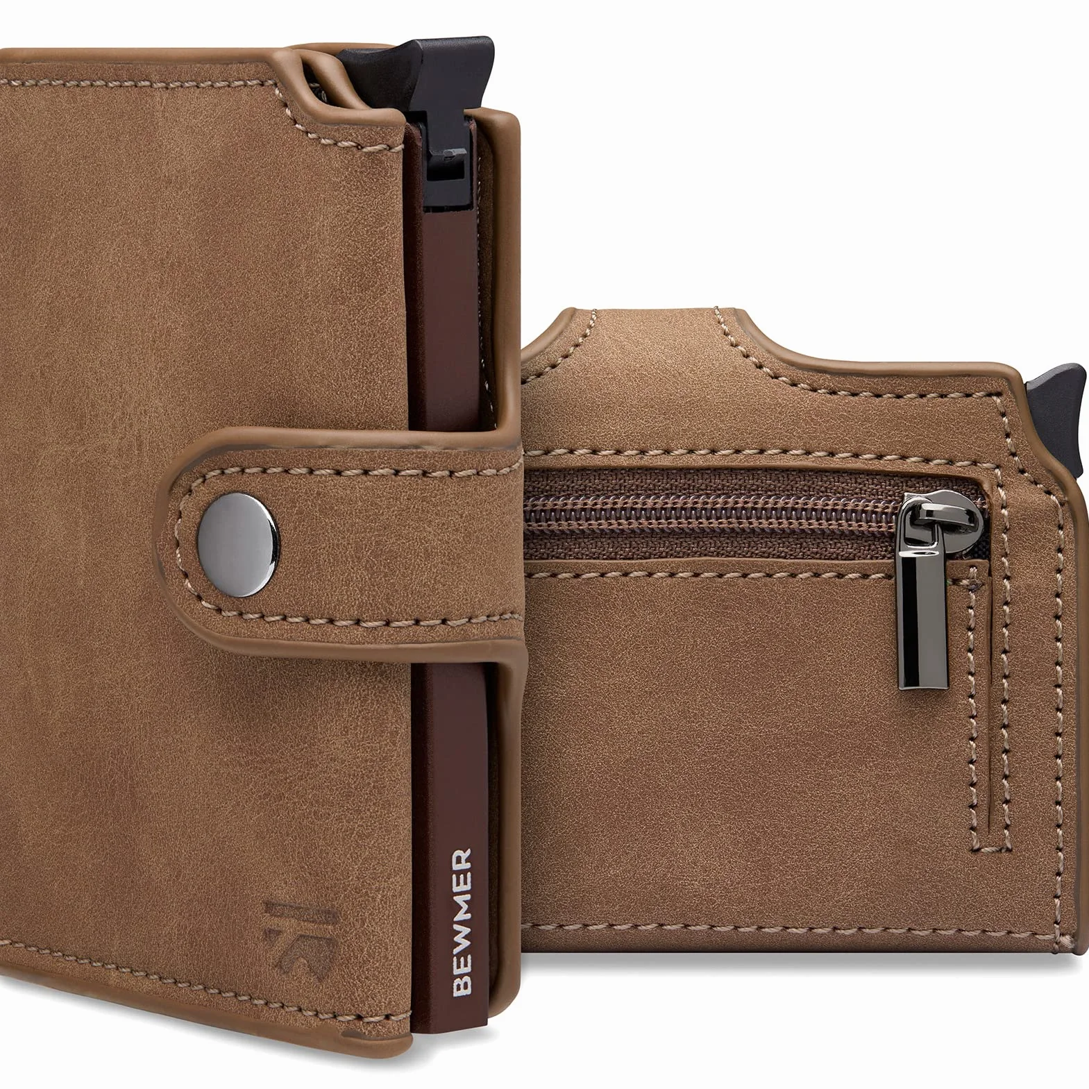 BEWMER Tarjetero de crédito Premium con Protección RFID Anticlonación