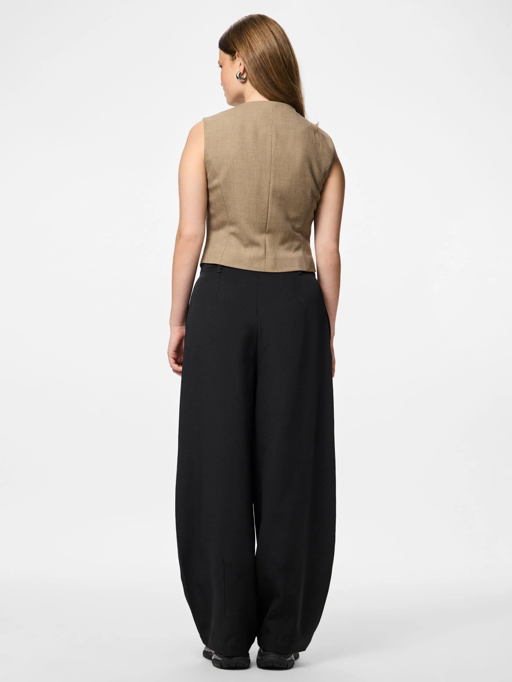 Pcbubbles Asymmetric Vest Chaqueta asimétrica Mujer Pack de 1