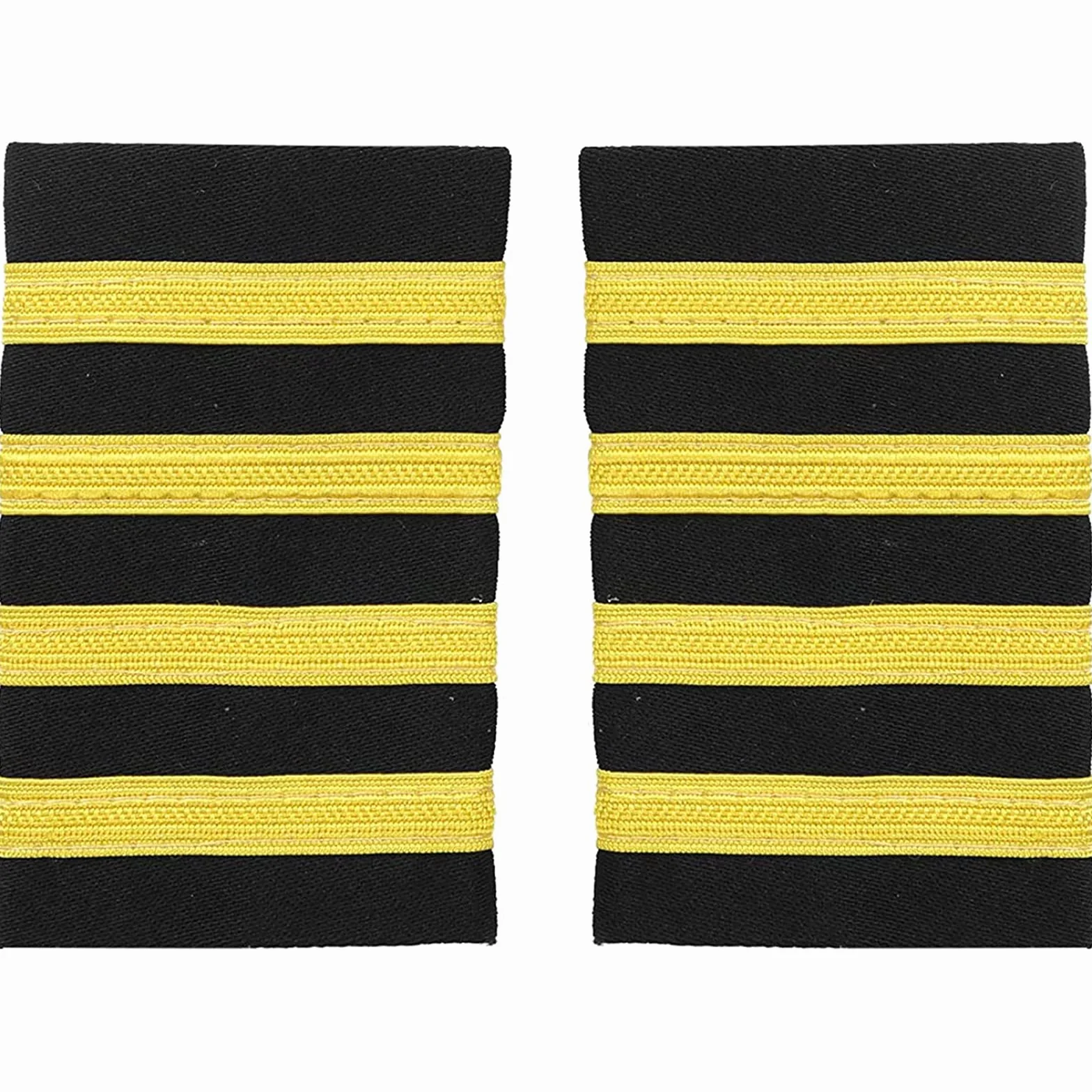 ZUYPSK Uniforme de piloto charreteras piloto tradicional aviador profesional charreteras charreteras insignia con rayas doradas