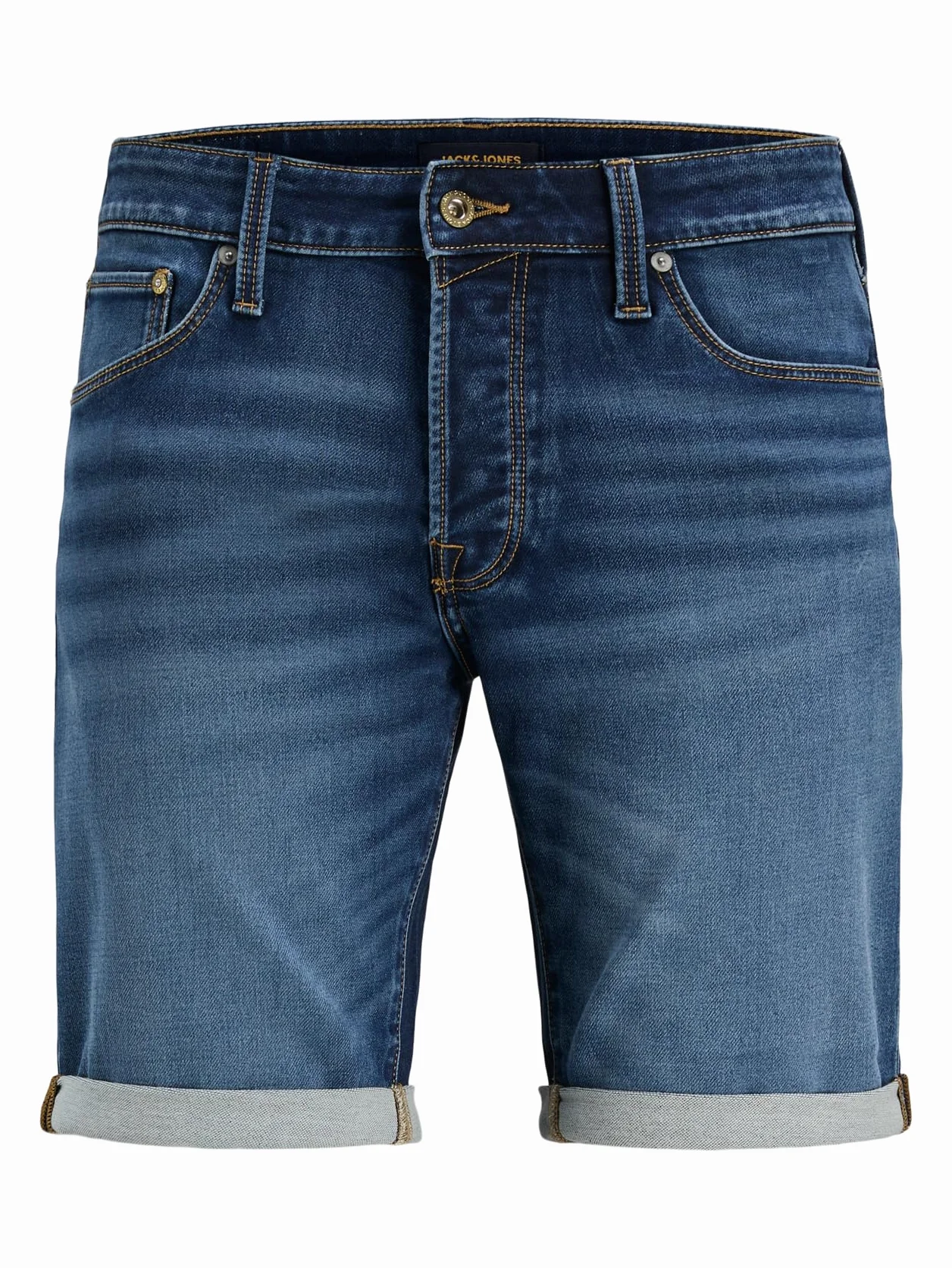 JACK & JONES Pantalones Cortos de Mezclilla Bermuda Regular Fit