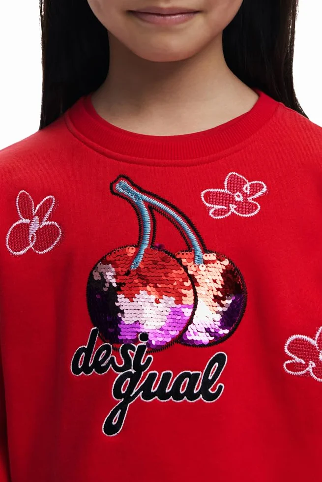 Desigual Sweatshirt Niñas Cherries
