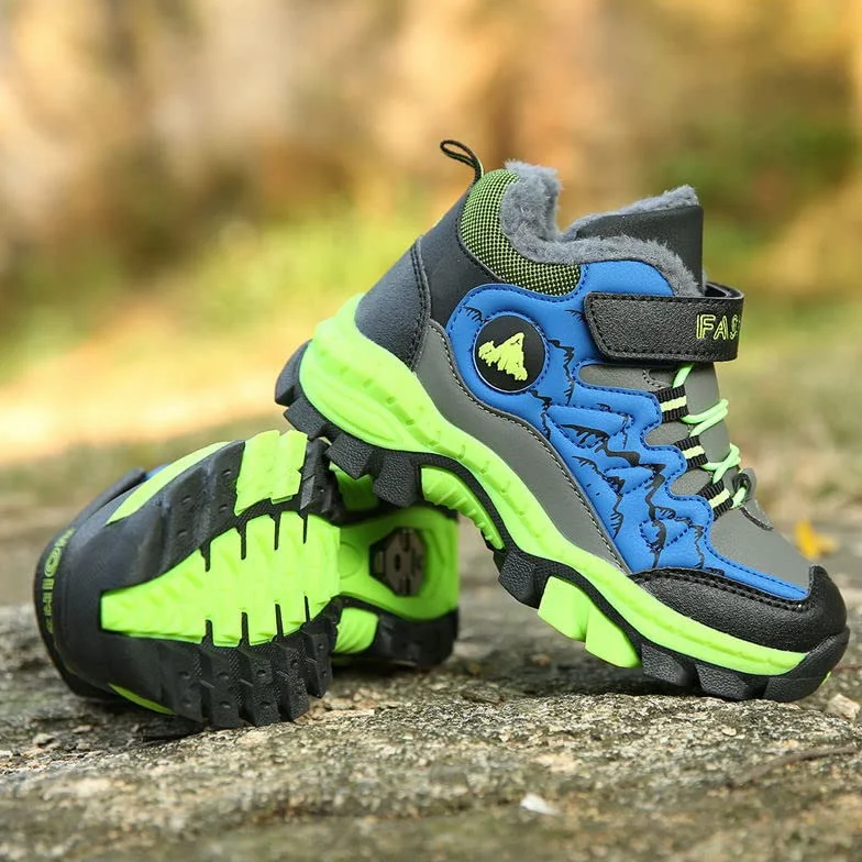 Foryo Botas de Invierno para Niños, Botas de Nieve, Senderismo, Trekking, Cálidas Forradas