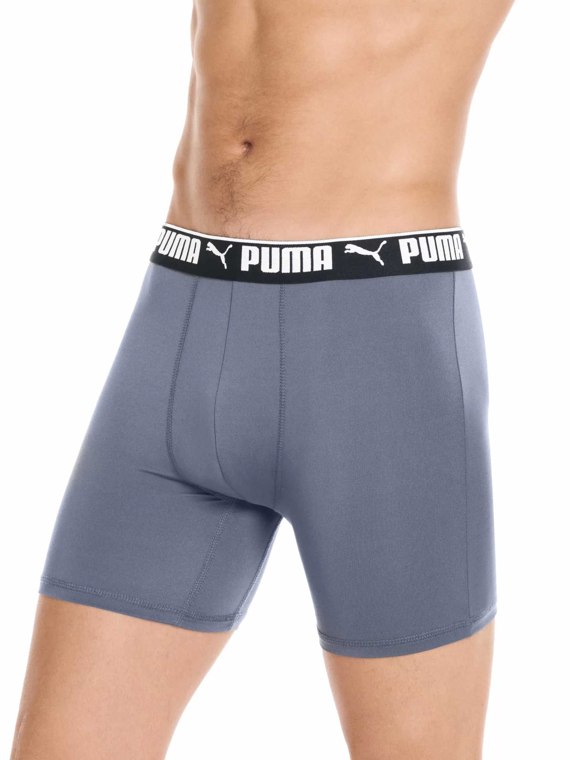 Puma Boxer Briefs Hombre Pack 4 Active Stretch Ropa Interior