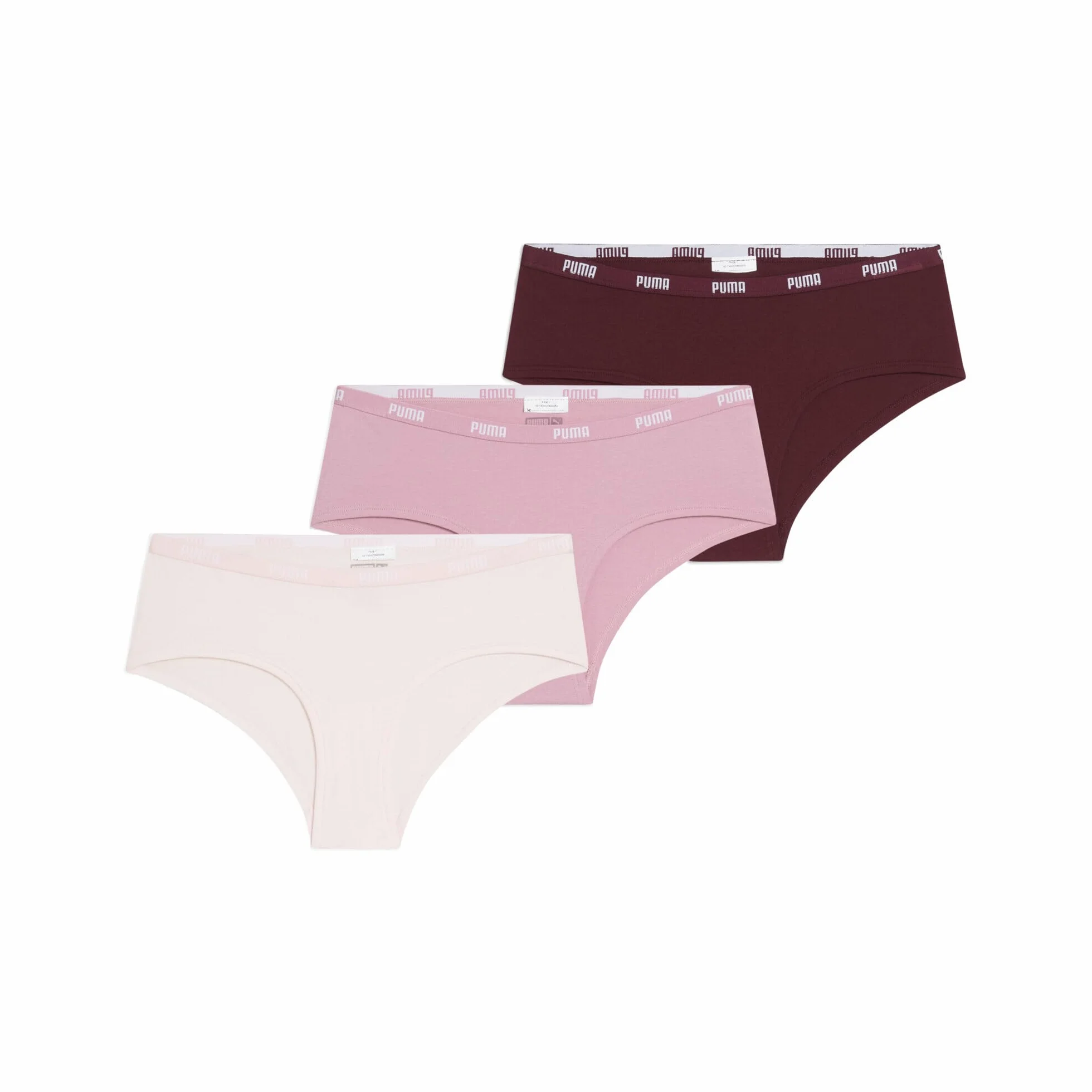 PUMA Hipster Ropa Interior Mujer Pack de 5