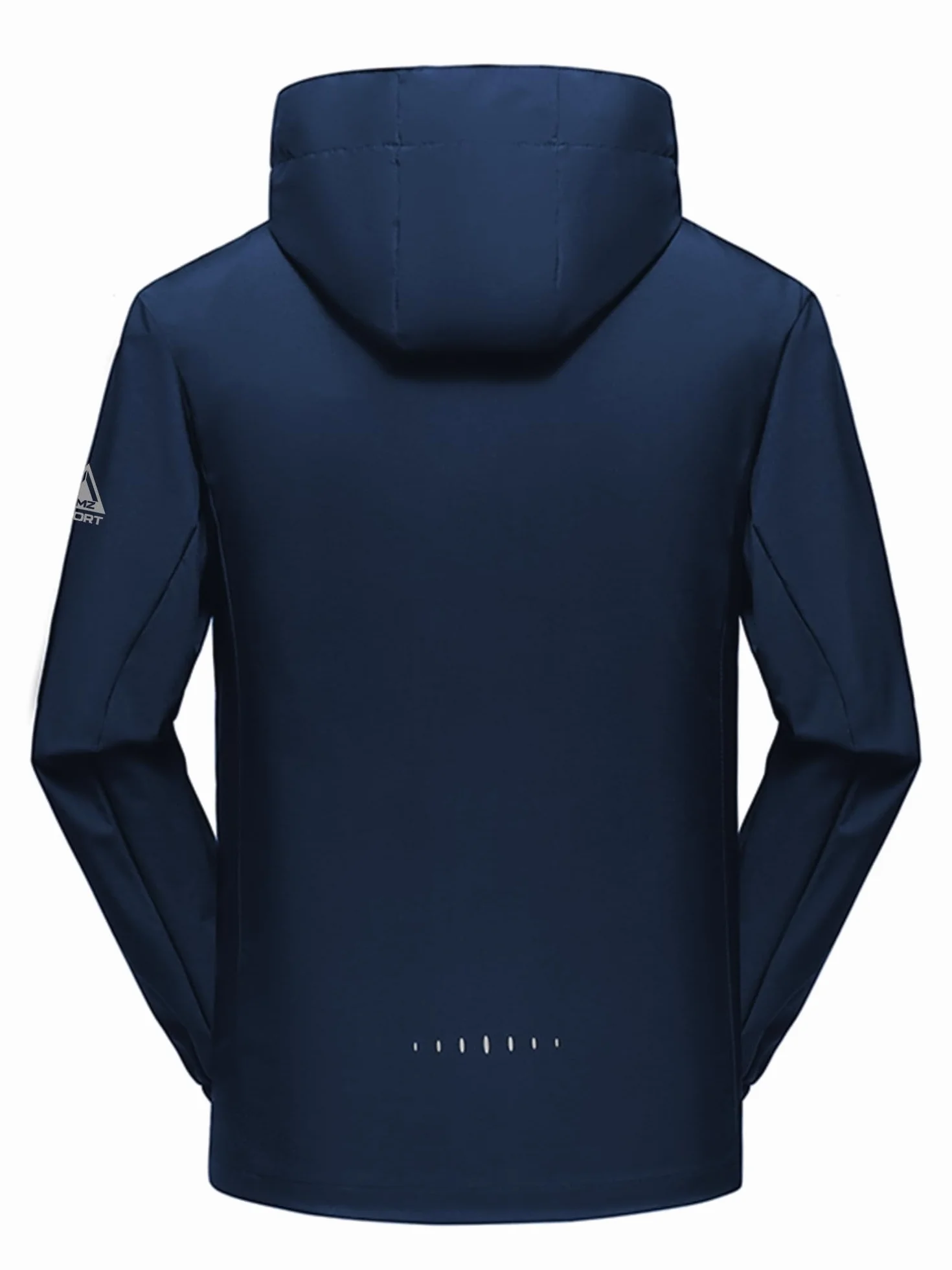 AMZSPORT Chaqueta Impermeable Cortavientos Ligera Plegable Transpirable para Senderismo Running Viajes