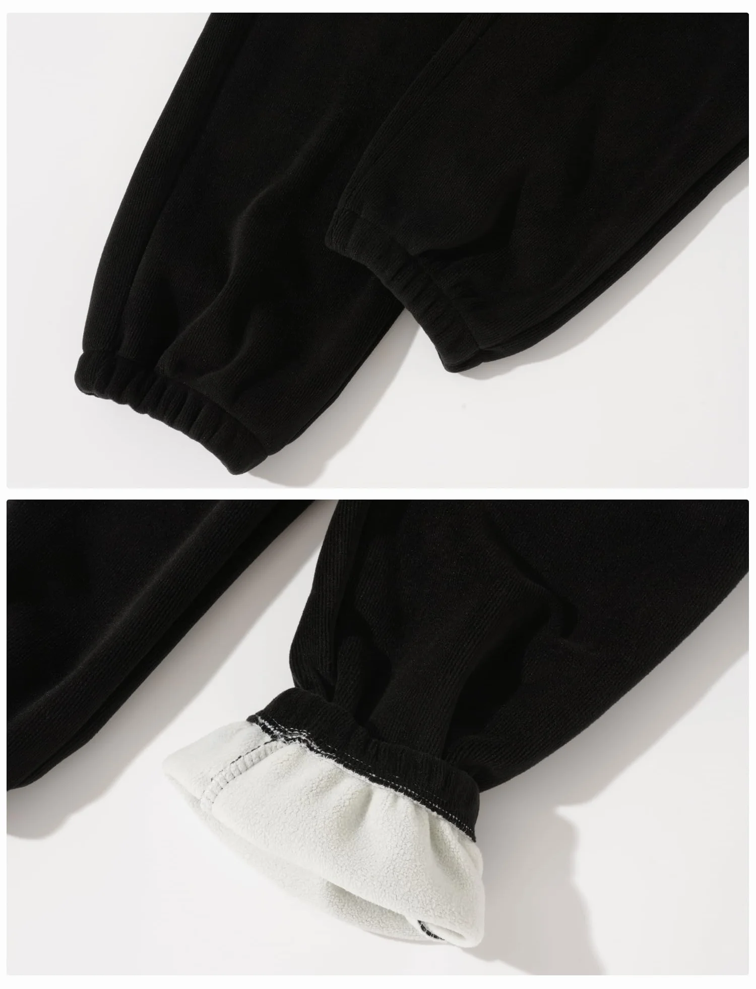 Happy Cherry Pantalones Invierno Forro Polar Bebé Niño Niña Largo Grueso Acolchado 80-158 cm