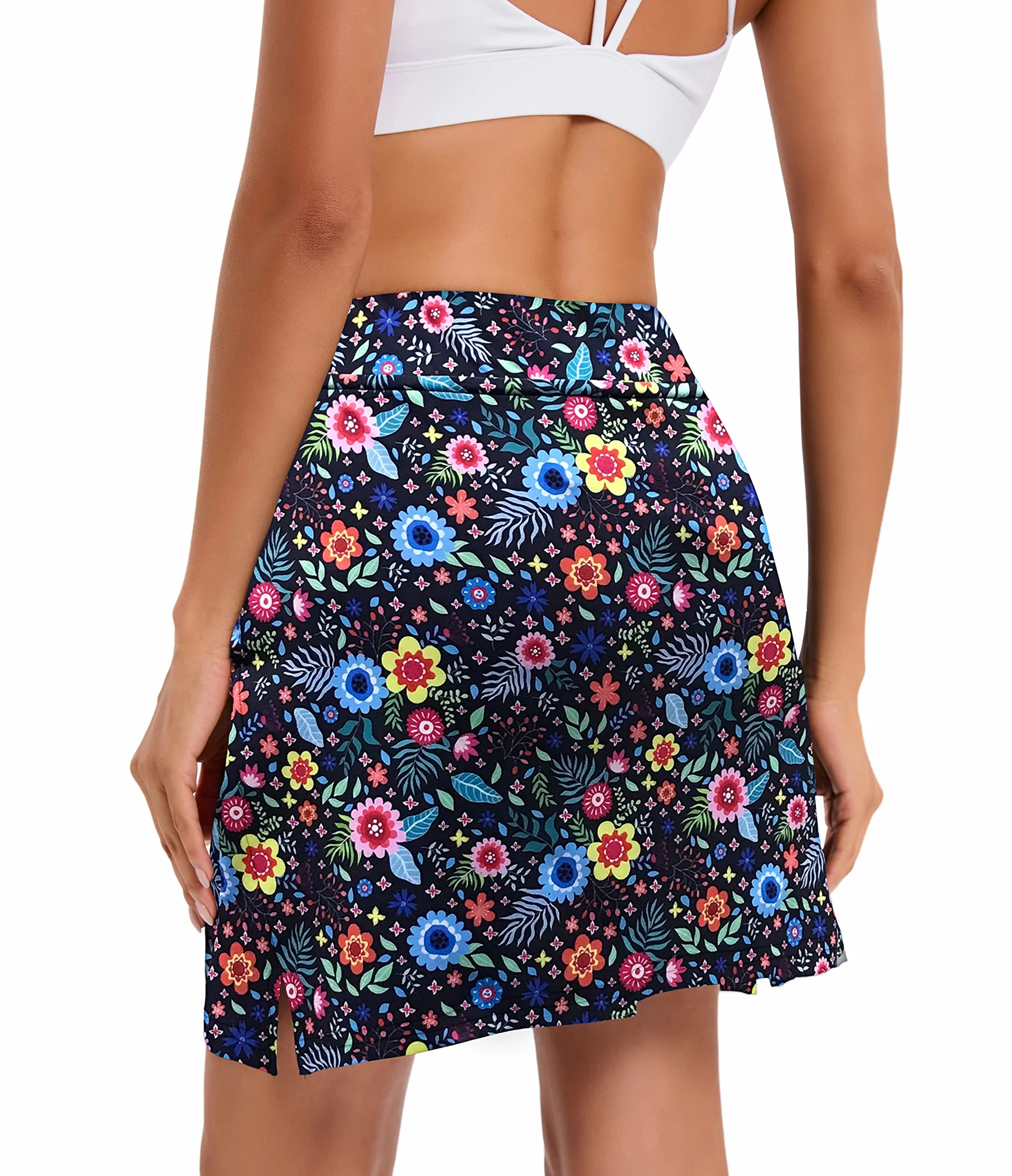 Falda de tenis para mujer con pantalones, bolsillos, falda deportiva de verano para golf, senderismo, correr, ciclismo
