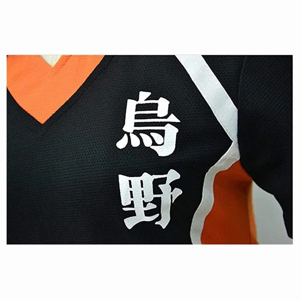 COMING Karasuno Uniform Shouyou Hinata Halloween Cosplay Costume Shirt Shorts Volleyball Jersey