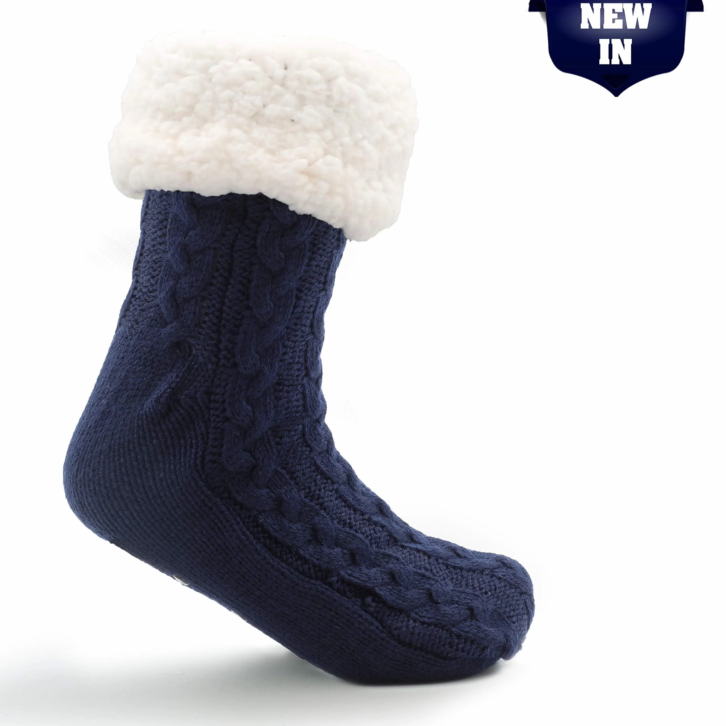 CityComfort Calcetines Hombre Antideslizantes con Forro Polar