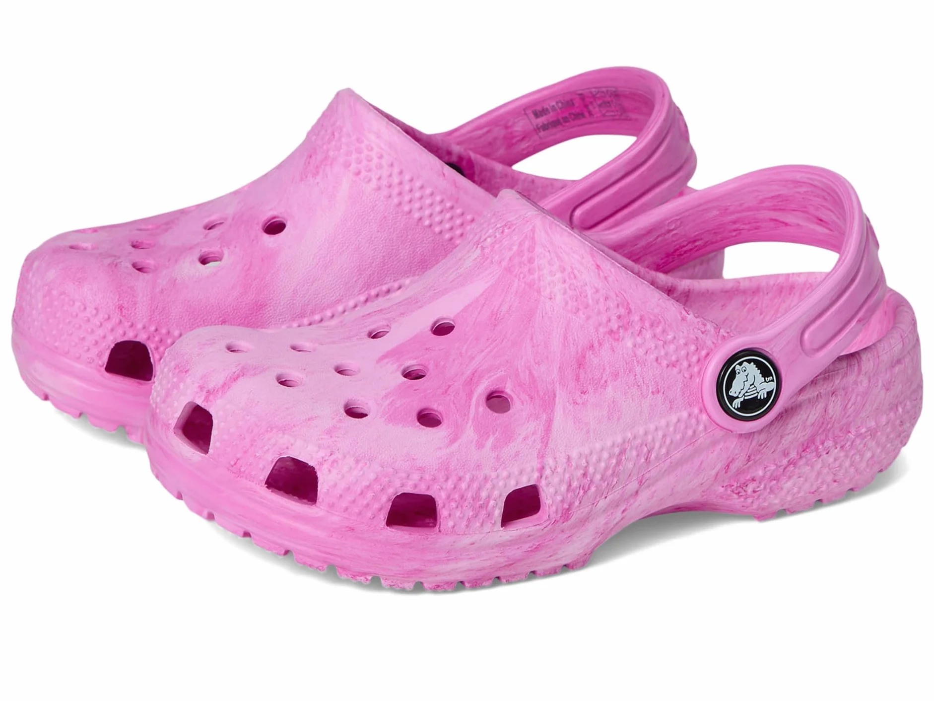 Crocs Classic Watercolor Marbled Clog T Zuecos Unisex niños