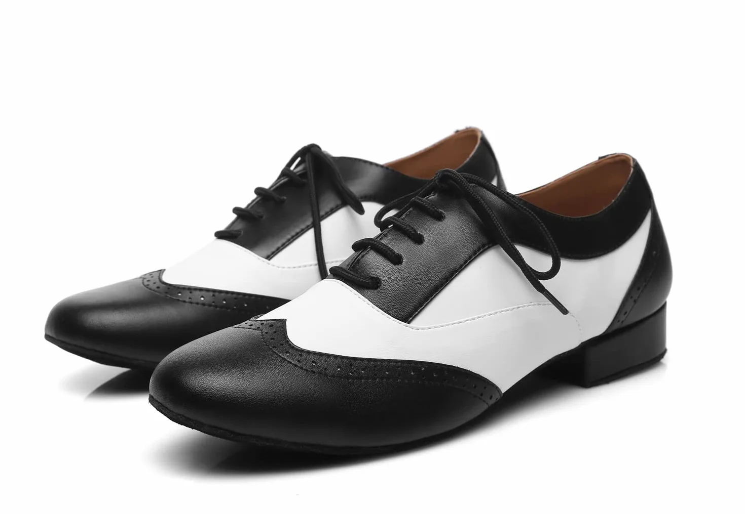 Zapatos de baile modernos con cordones para hombre chacha latina tango jazz rumba