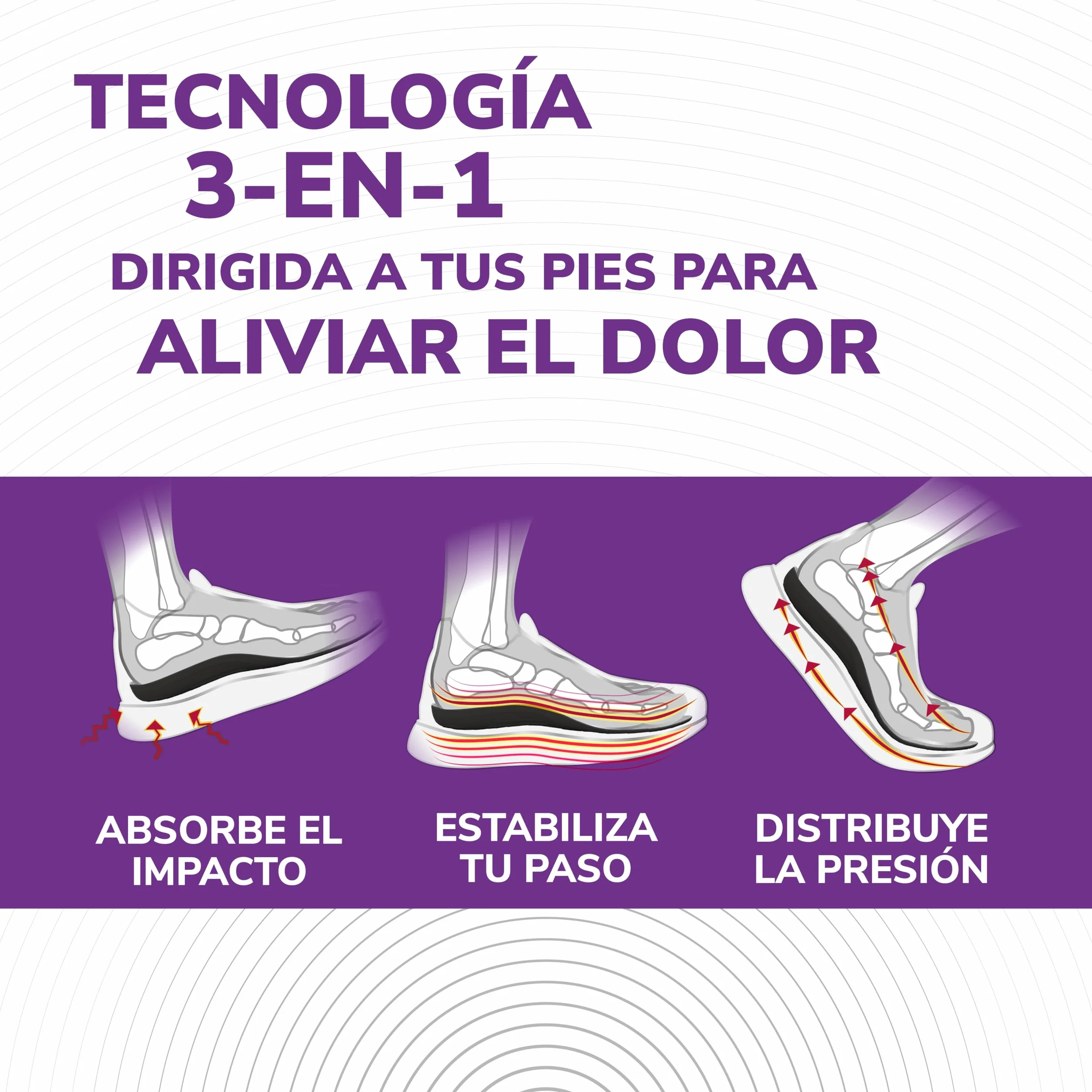 Scholl In-Balance Plantillas Ortopédicas Fascitis Plantar Soporte Arco Talla L 42,5-45