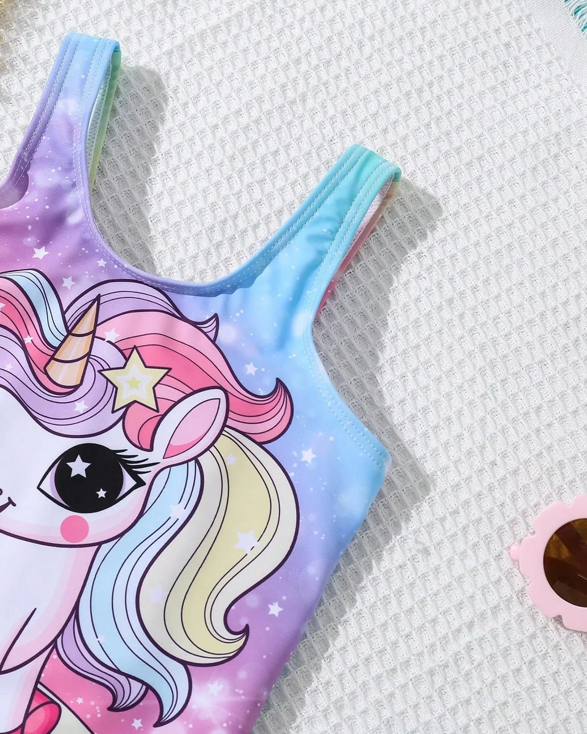 Traje de baño de dos piezas para niñas 4-8 años DivingBirds